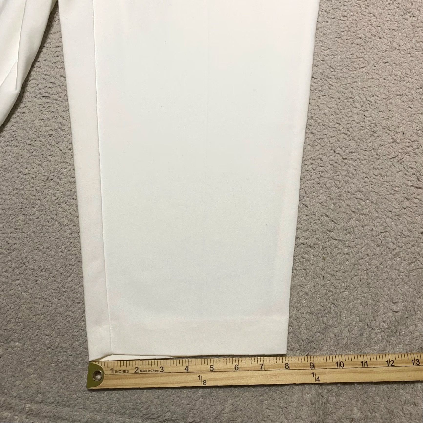 Apt. 9 Apt. 9 White Capri Pants NWT Womens 18W Plus Dress Pants Capris High Rise Stretch Pockets Size 40" / US 18 - 5 Thumbnail