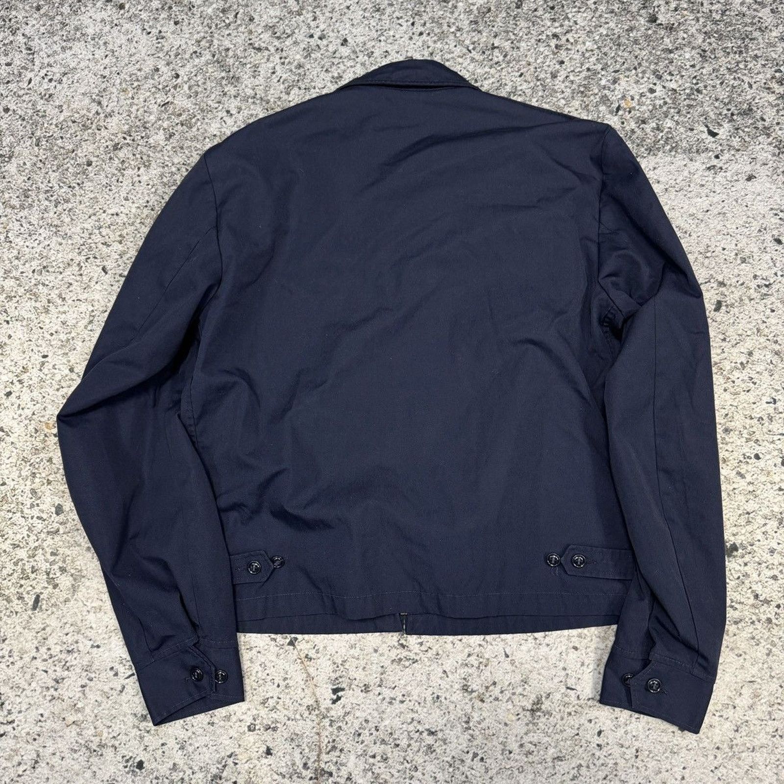 Vintage Vintage Faded Navy Blue Zip Up Work Jacket ERD Grunge Chrome Size US L / EU 52-54 / 3 - 6 Thumbnail