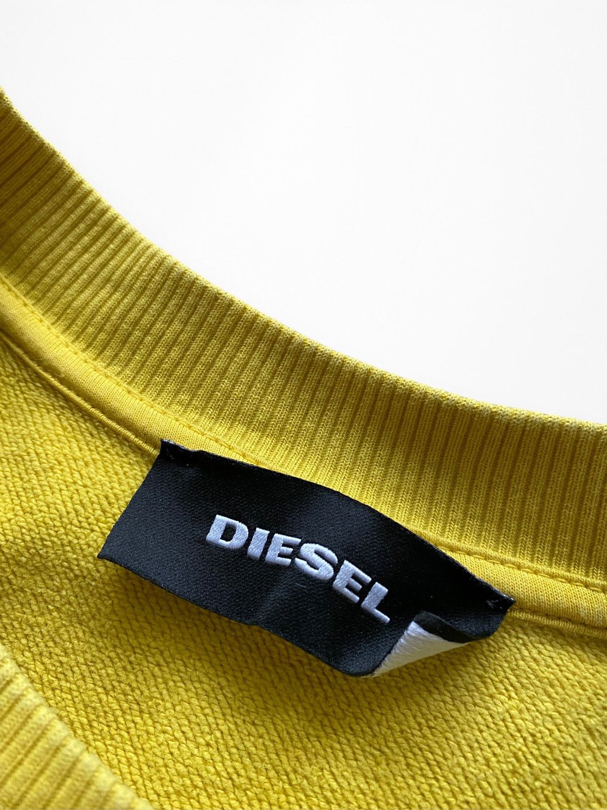 Diesel Diesel yellow brand logo baggy sweatshirt Size US L / EU 52-54 / 3 - 5 Thumbnail