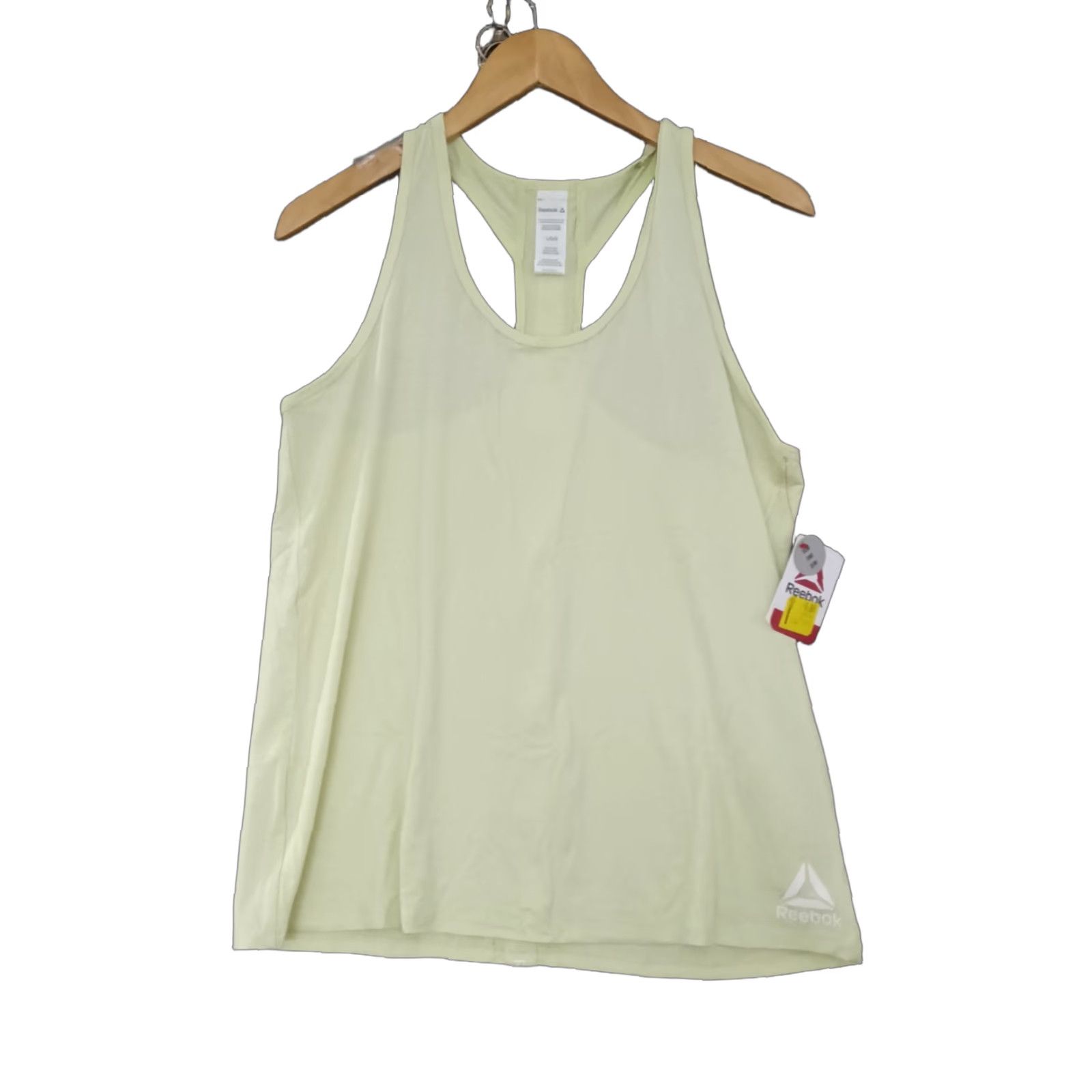 Reebok Reebok Active Tank Top Womens Lime Green Sleeveless Racerback XS-? (Wait) Size L / US 10 / IT 46 - 1 Thumbnail