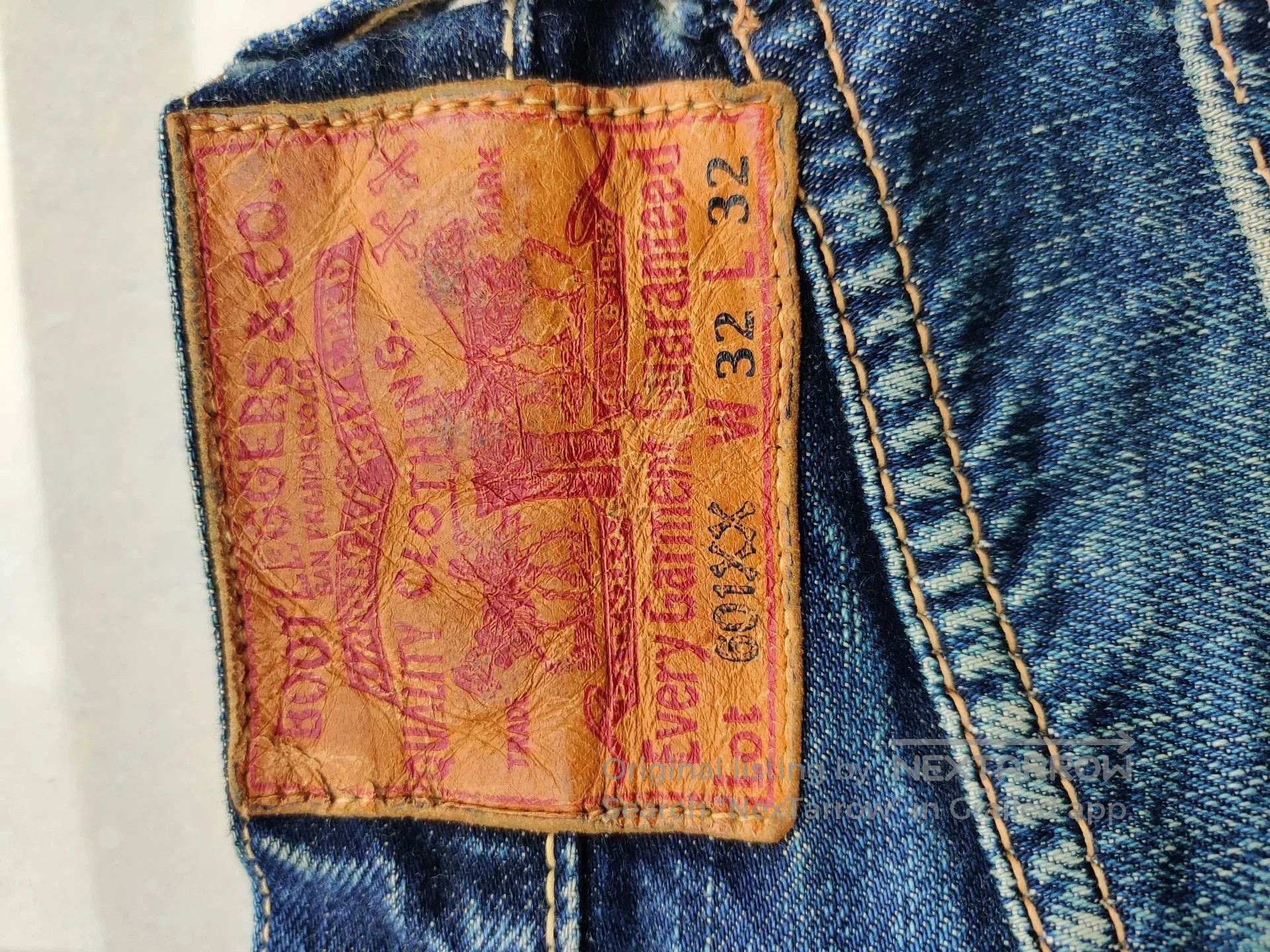 Freewheelers bootleggers skull graphic jeans size 32. Size US 32 / EU 48 - 3 Thumbnail