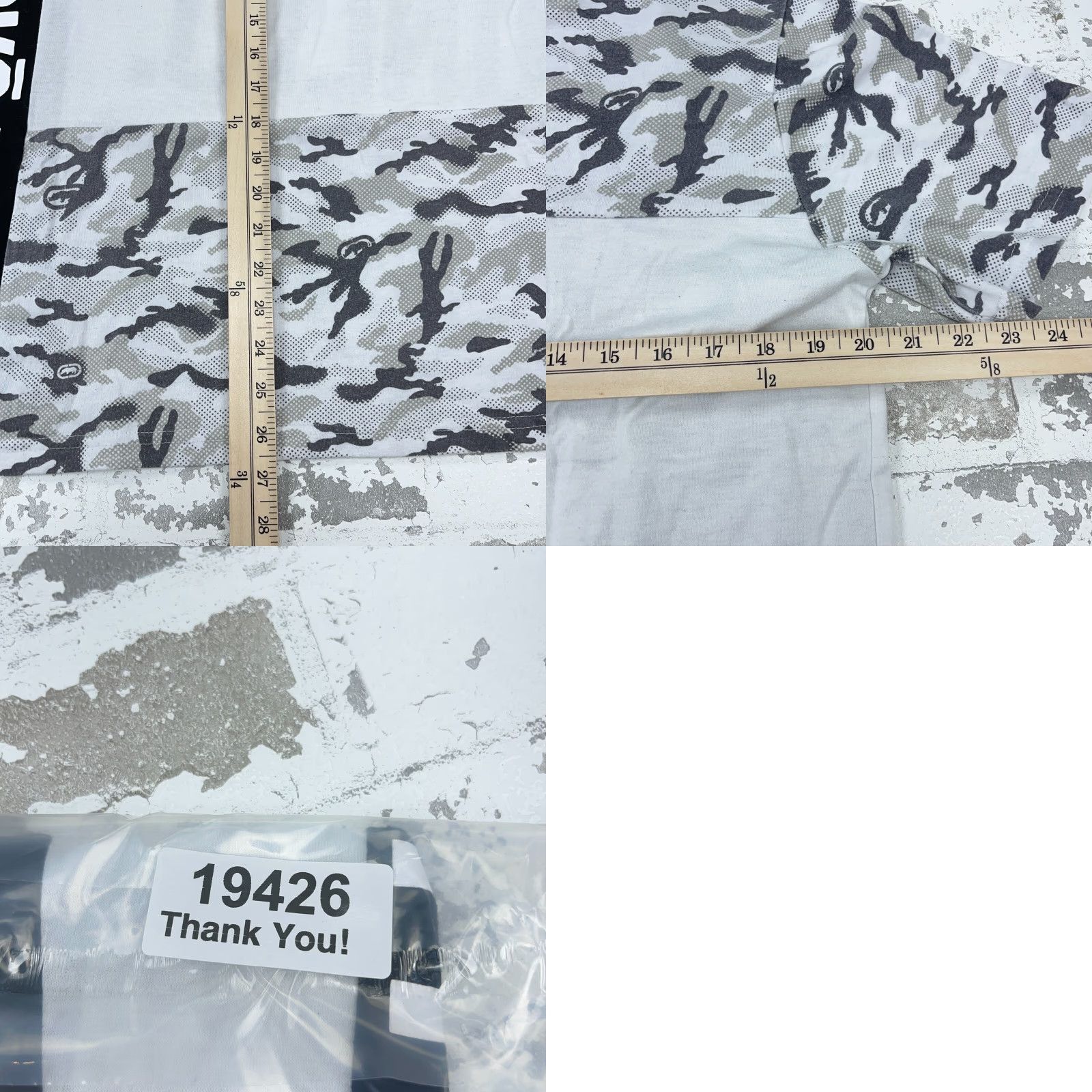 Ecko Unltd. Ecko Unltd Shirt Men Medium Black White Camo Tee Rhino All Over Print Y2K Adult Size US M / EU 48-50 / 2 - 8 Thumbnail