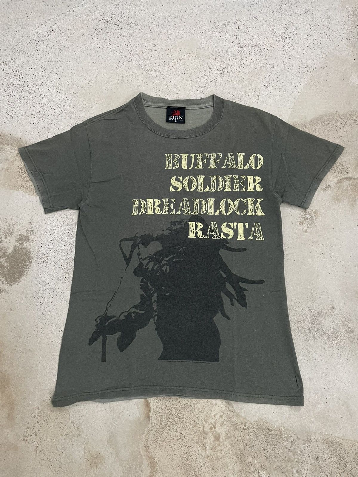 Band Tees Vintage Y2K Sunfaded Zion Bob Marley Dreadlock Rasta Size US S / EU 44-46 / 1 - 3 Thumbnail