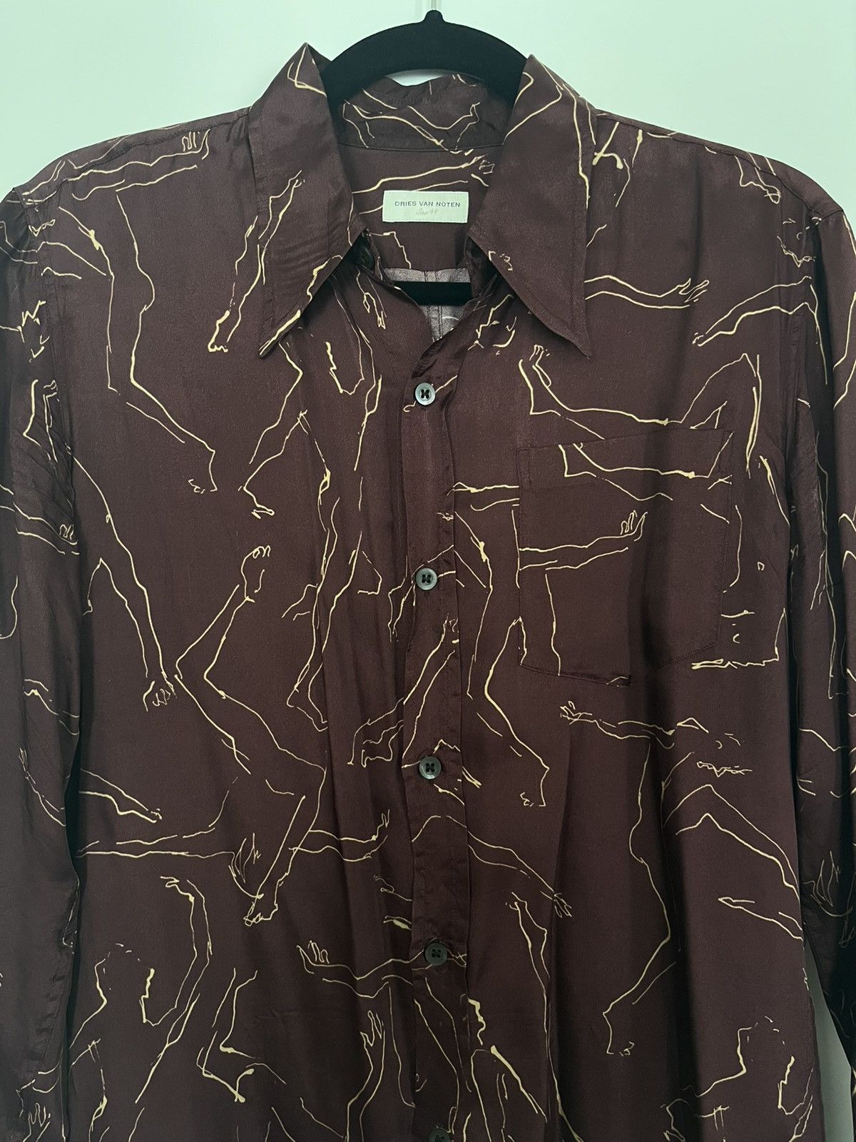 Dries Van Noten Dries Van Noten SS15 Richard Haynes Dancer Print Shirt Size US S / EU 44-46 / 1 - 3 Thumbnail
