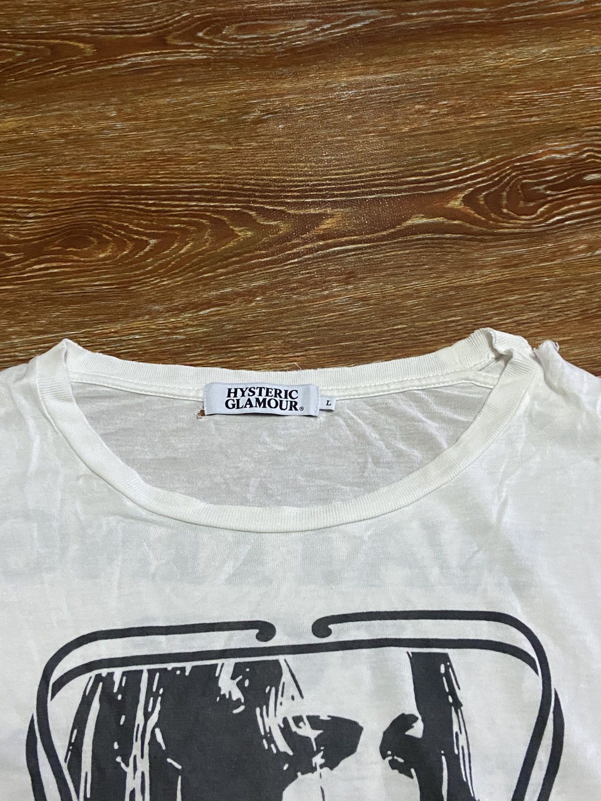 Hysteric Glamour Distress Hysteric Glamour Tee Waiting For the Sun Size US L / EU 52-54 / 3 - 6 Thumbnail