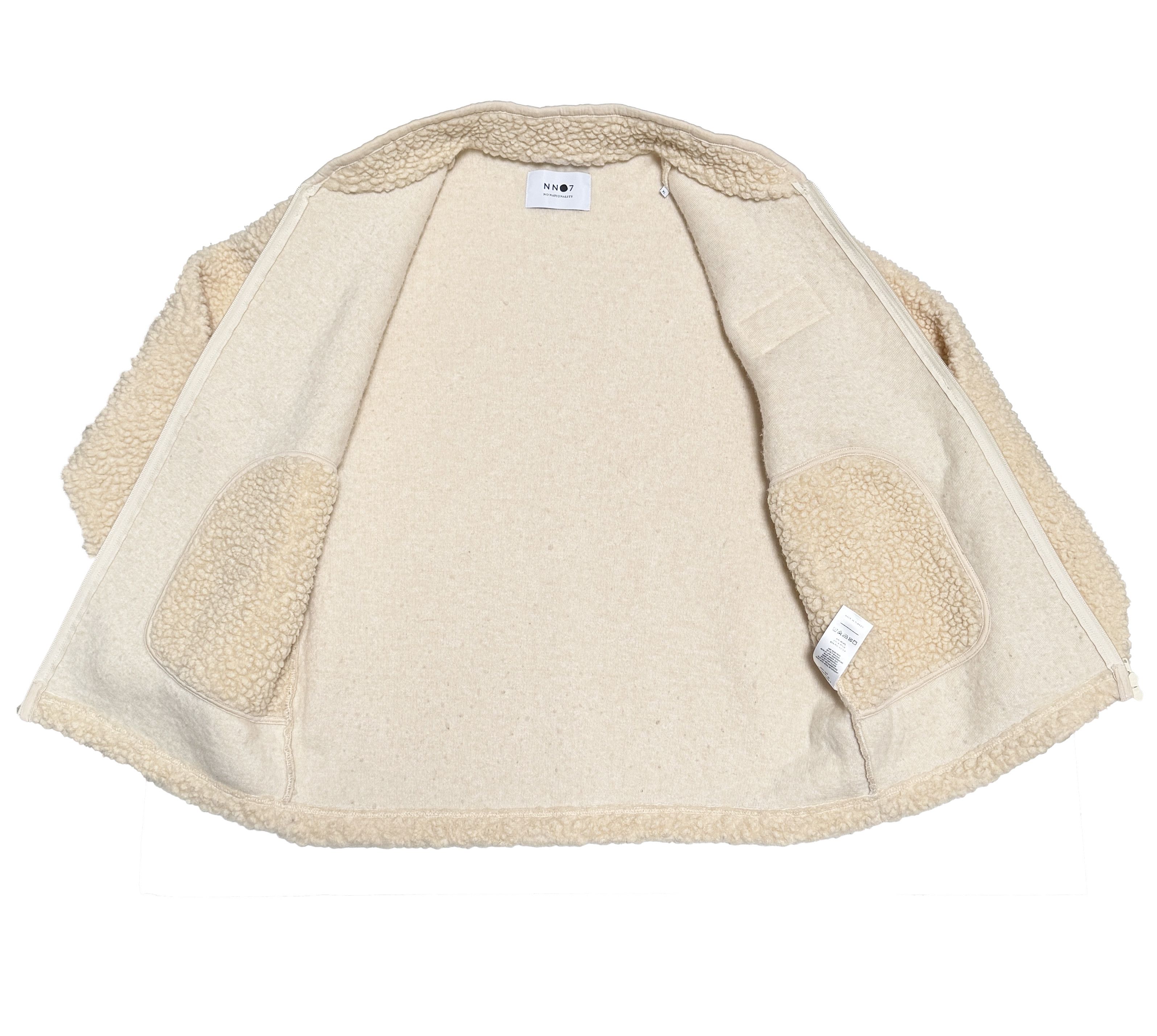 NN07 Morten 3443 Wool Sherpa Fleece Jacket Coat Size US XL / EU 56 / 4 - 5 Thumbnail