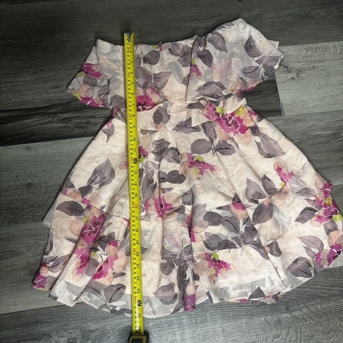 Lulus Lulus Perfect Paradise Strapless Jacquard Mini Dress Size S Size S / US 4 / IT 40 - 8 Thumbnail
