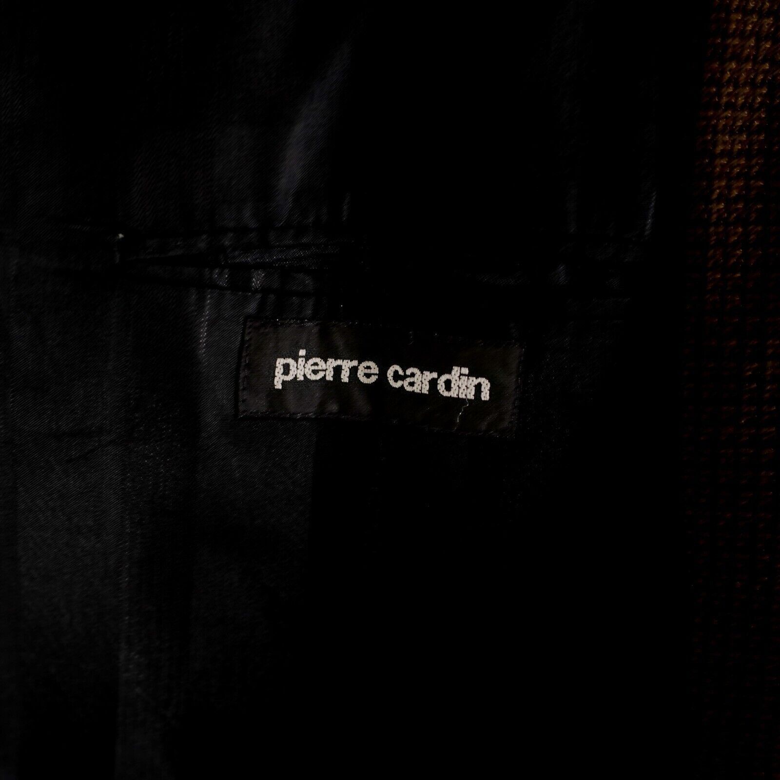 Pierre Cardin Pierre Cardin Tweed Texutured Wool Brown Green Black Check 4 Size 48L - 8 Thumbnail