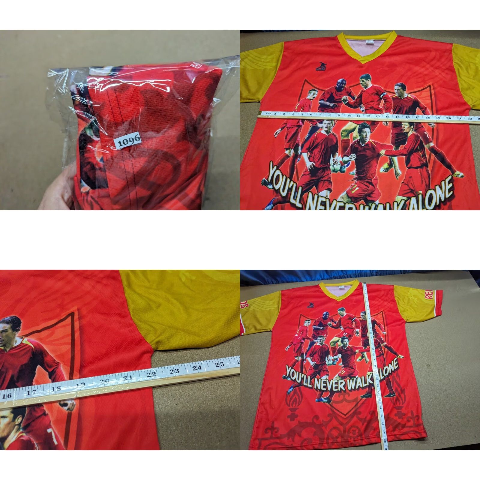 Vintage VINTAGE Kalciomania Liverpool Football Shirt 2XL Jersey Men Red Graphic Print AOP Short Sleeve Pullover Size US XXL / EU 58 / 5 - 8 Thumbnail