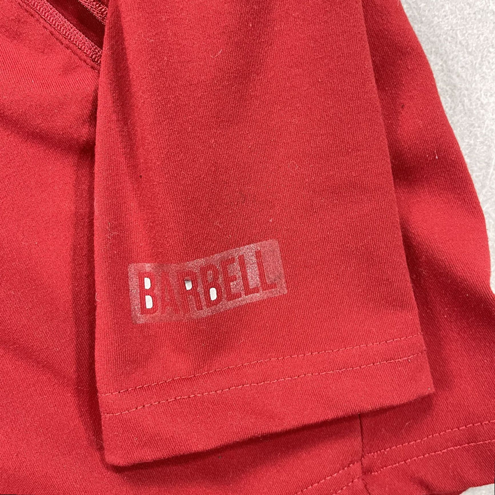 Vintage Barbell Apparel Hoodie Mens Large Red Performance Stretch Pullover Sweatshirt Size US L / EU 52-54 / 3 - 4 Thumbnail