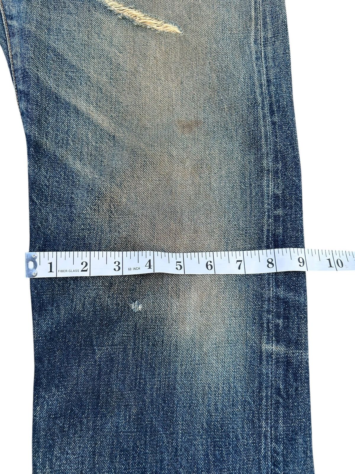 Kapital Thrashed Vintage Studio Dartisan Selvedge Denim Jeans Size US 31 - 23 Thumbnail