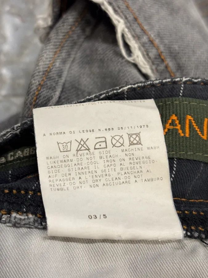 Dolce & Gabbana AW2004 Dolce & Gabbana Grey Asymmetrical Cargo Denim Jeans Size US 32 / EU 48 - 12 Thumbnail