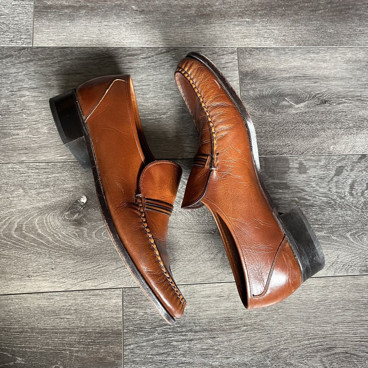 Florsheim Vintage 1990s Florsheim Imperial The Shoe Leather Loafers 12 Size US 12 / EU 45 - 2 Thumbnail