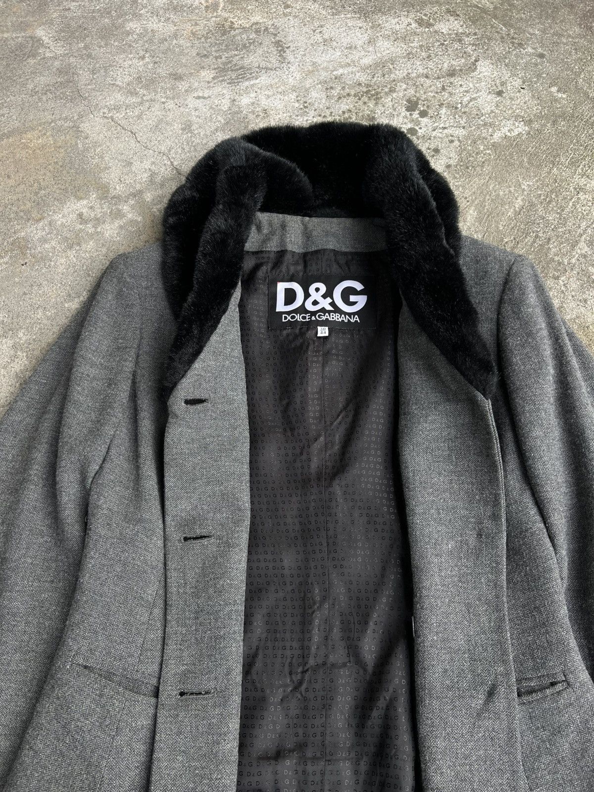 Dolce & Gabbana Dolce & Gabbana Jakes Wool Coat Blazer Fur Archive Luxury Size M / US 6-8 / IT 42-44 - 5 Thumbnail