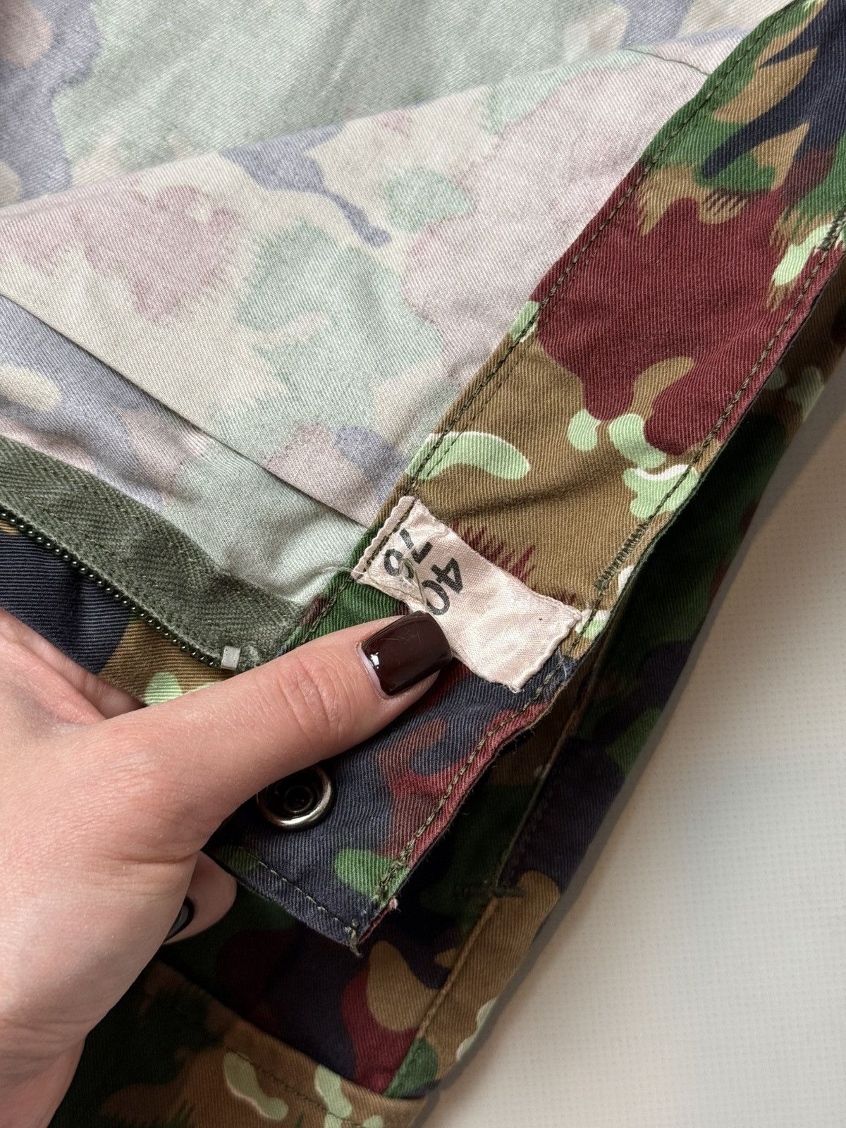 Vintage Military Swiss Army Alpenflage Camo M83 Cargo Pants Trousers Size US 30 / EU 46 - 13 Thumbnail