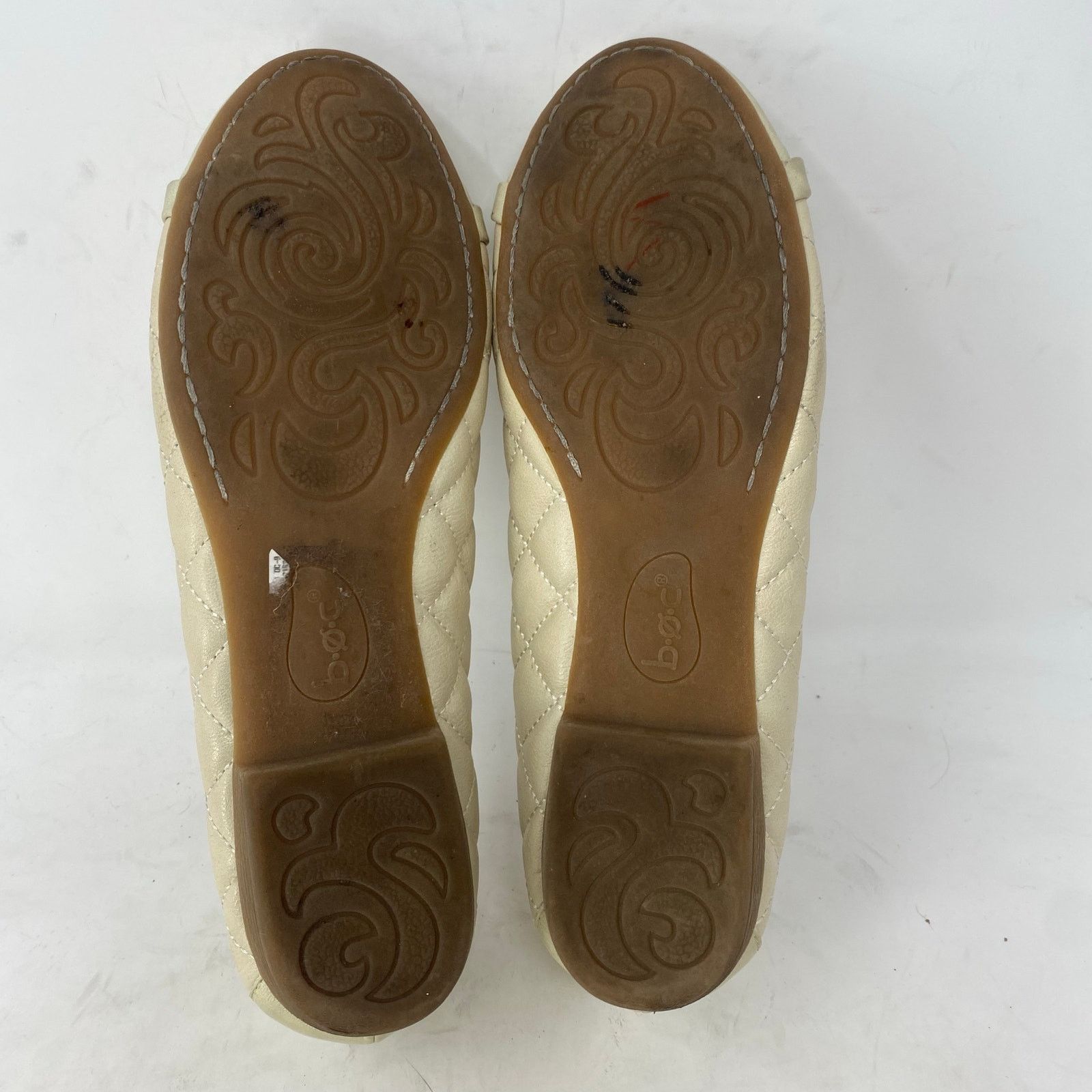 Boc Boc White Quilted Flats Chain Detail Shoes Womens Size 9 Size US 9 / IT 39 - 8 Thumbnail