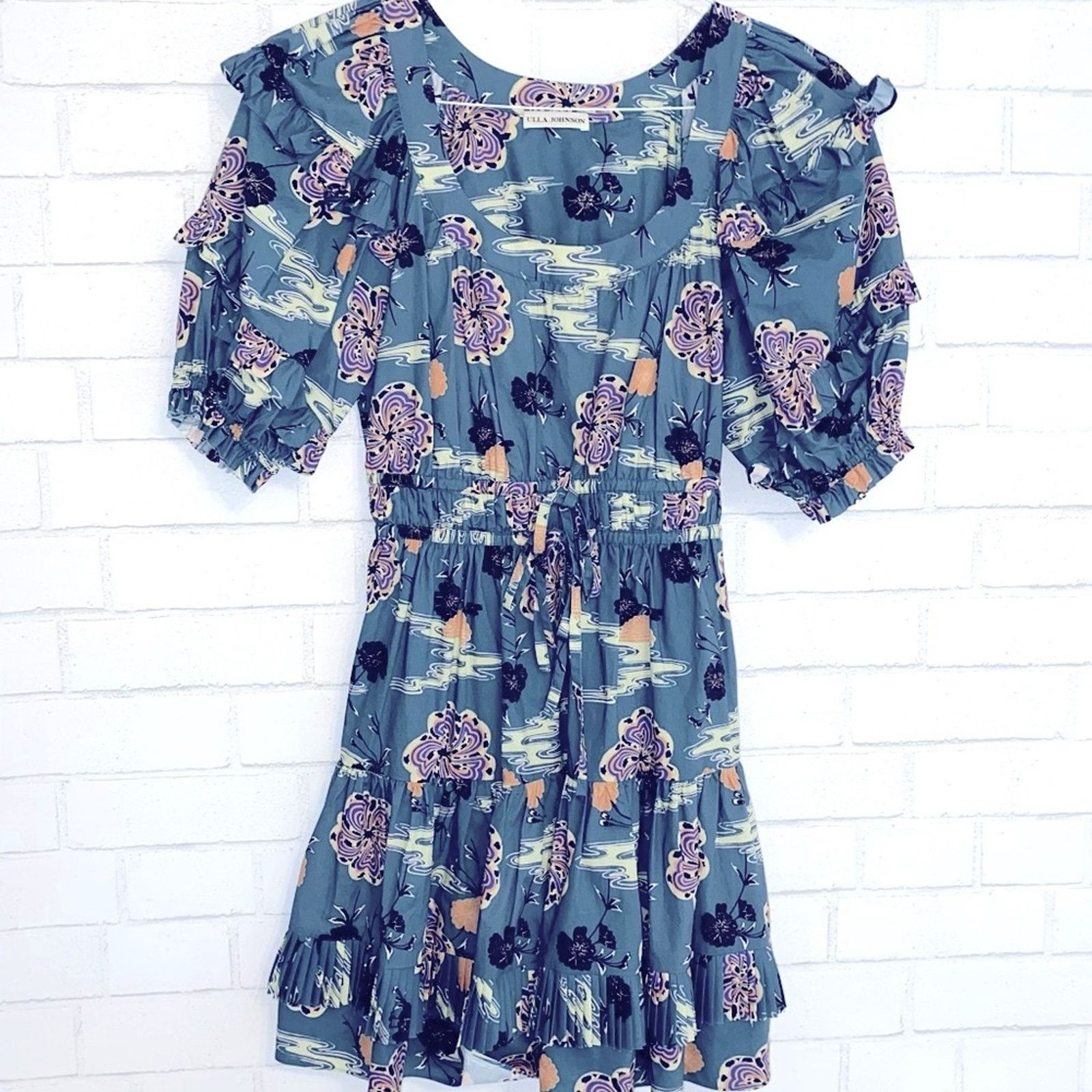 Ulla Johnson Ulla Johnson $398 Naomi Dress River Sz 2 EUC Size XS / US 0-2 / IT 36-38 - 2 Thumbnail