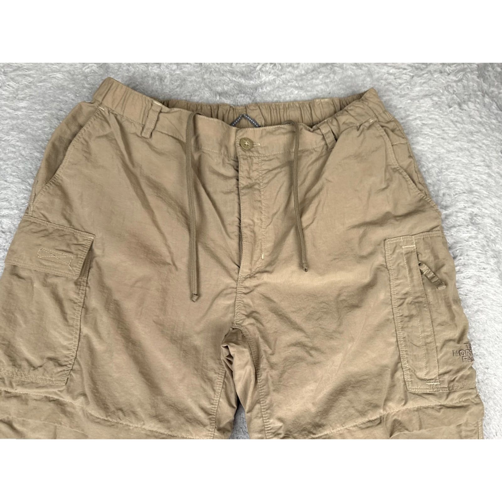 The North Face VINTAGE The North Face Pants Womens Medium Beige Hiking Nylon Elastic Waist Trail Size 32" / US 10 / IT 46 - 4 Thumbnail