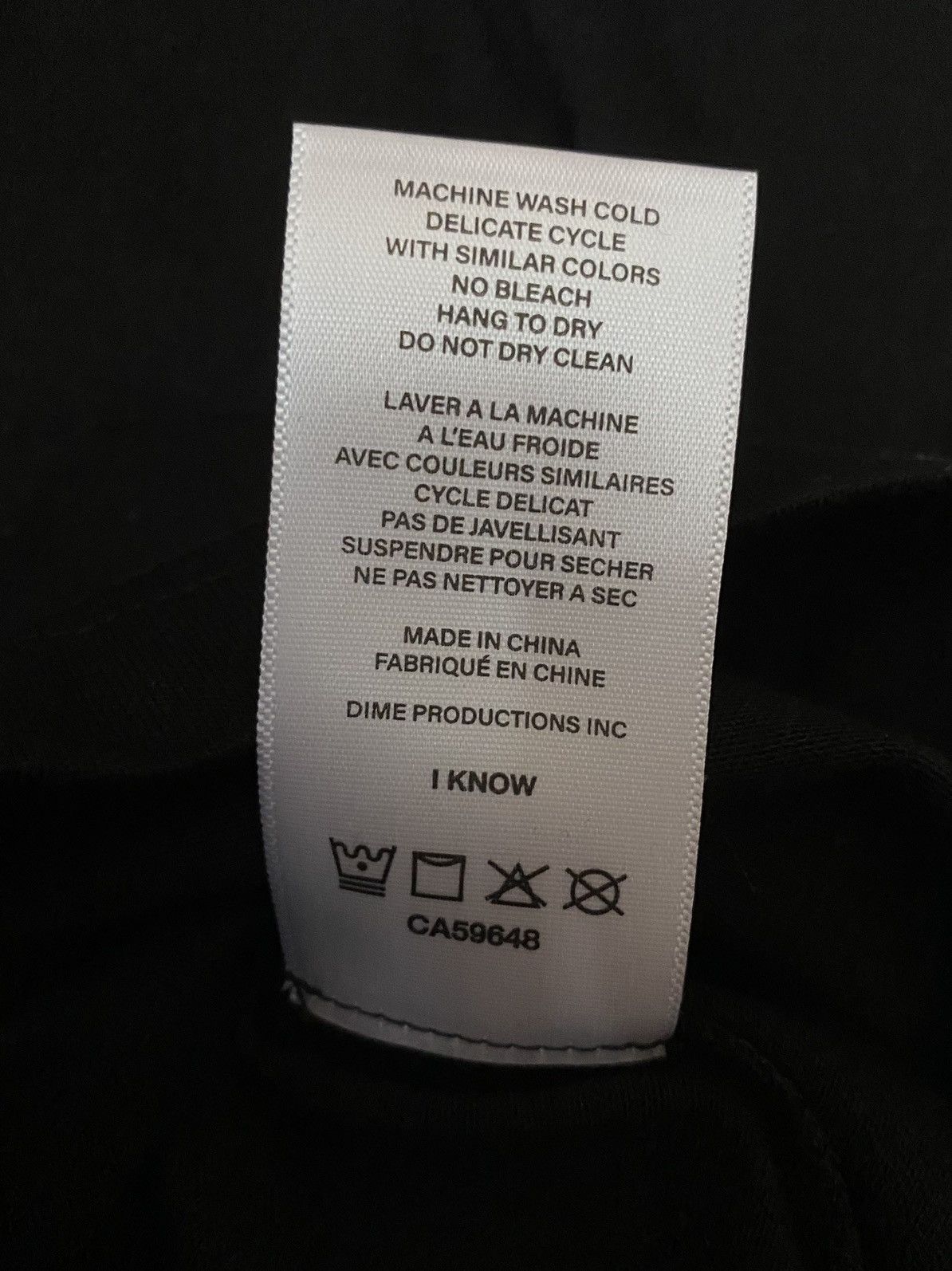 Dime Dime Allstar T-Shirt Black Small Size US S / EU 44-46 / 1 - 5 Thumbnail
