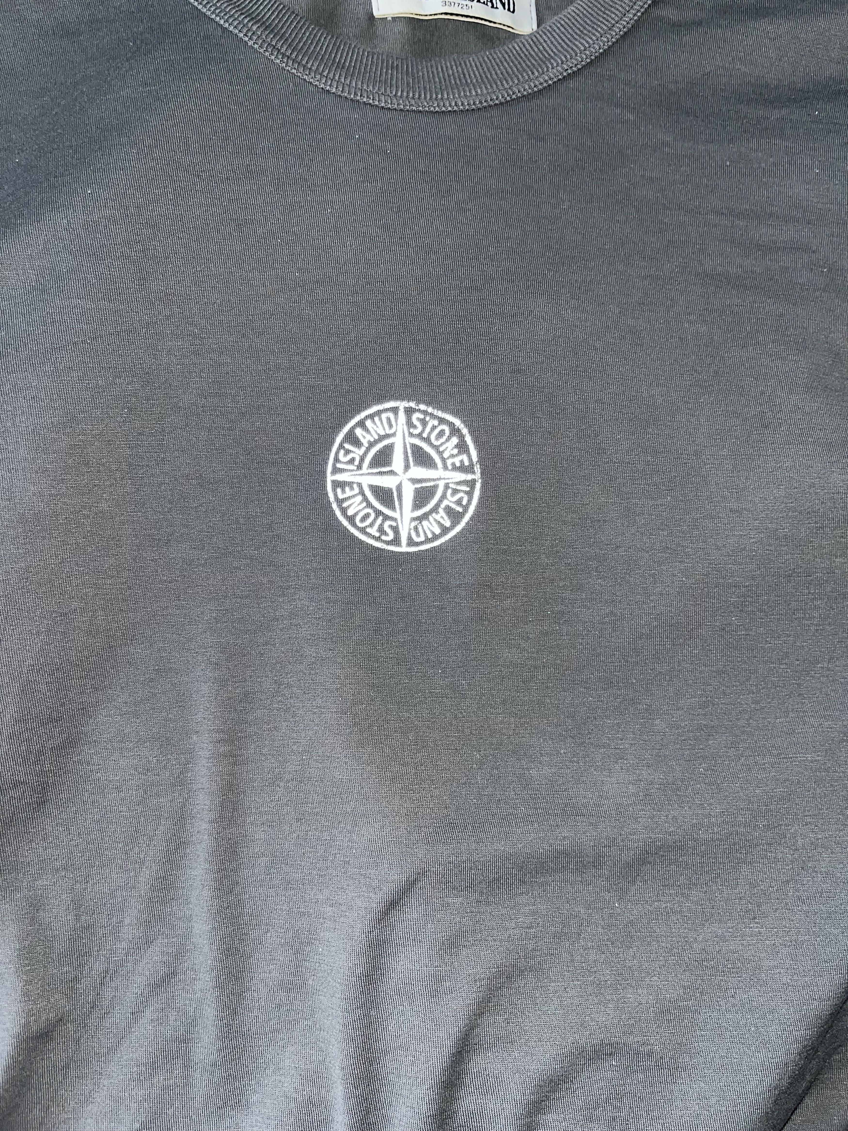 Stone Island Reflective Logo Grey T-Shirt Size US L / EU 52-54 / 3 - 3 Thumbnail