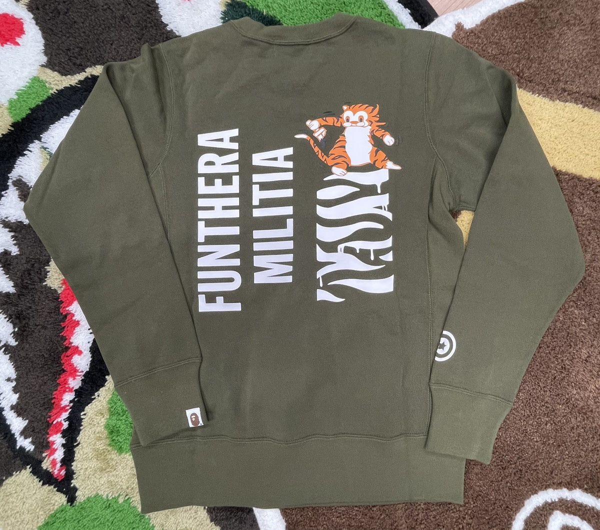 Bape TIGER CREWNECK Size US S / EU 44-46 / 1 - 2 Thumbnail