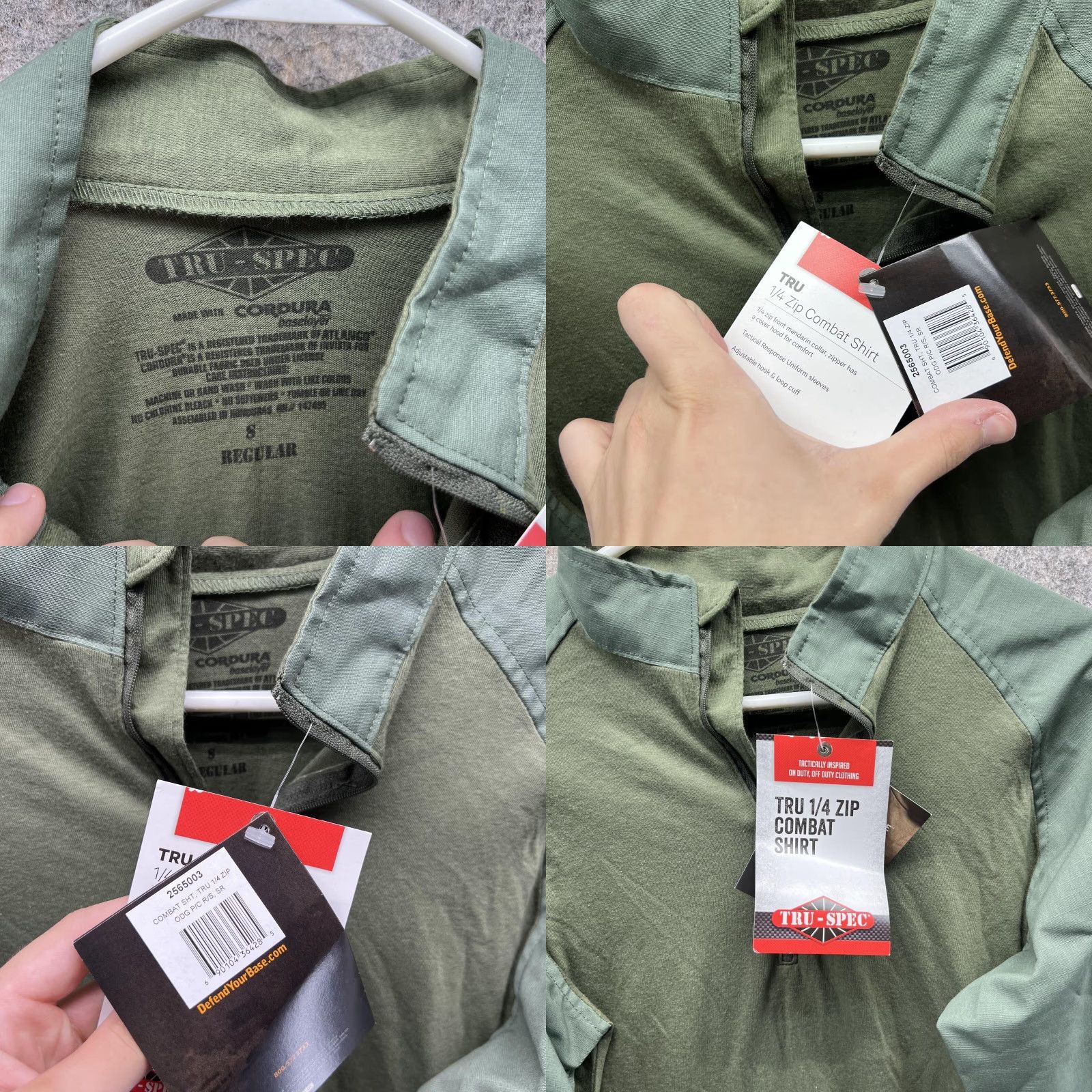 Vintage Tru Spec Shirt Men Small Green Cordura Regular 1/4 Zip Combat Police Military Shirt Men Small Green Cordura Regular 1/4 Zip Combat Police Military Size US S / EU 44-46 / 1 - 8 Thumbnail