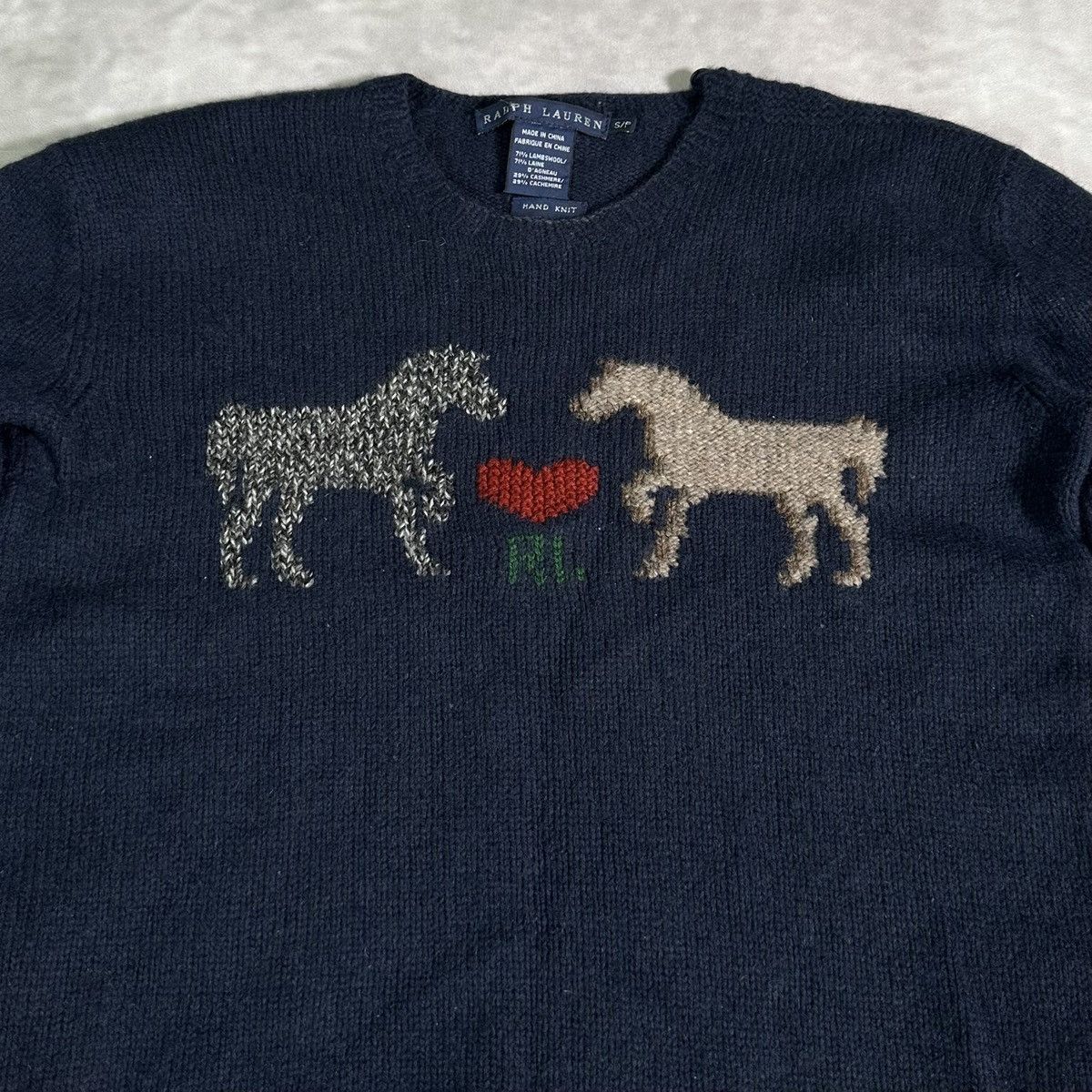 Ralph Lauren Ralph Lauren vintage women’s hand knit wool cashmere sweater Size S / US 4 / IT 40 - 3 Thumbnail