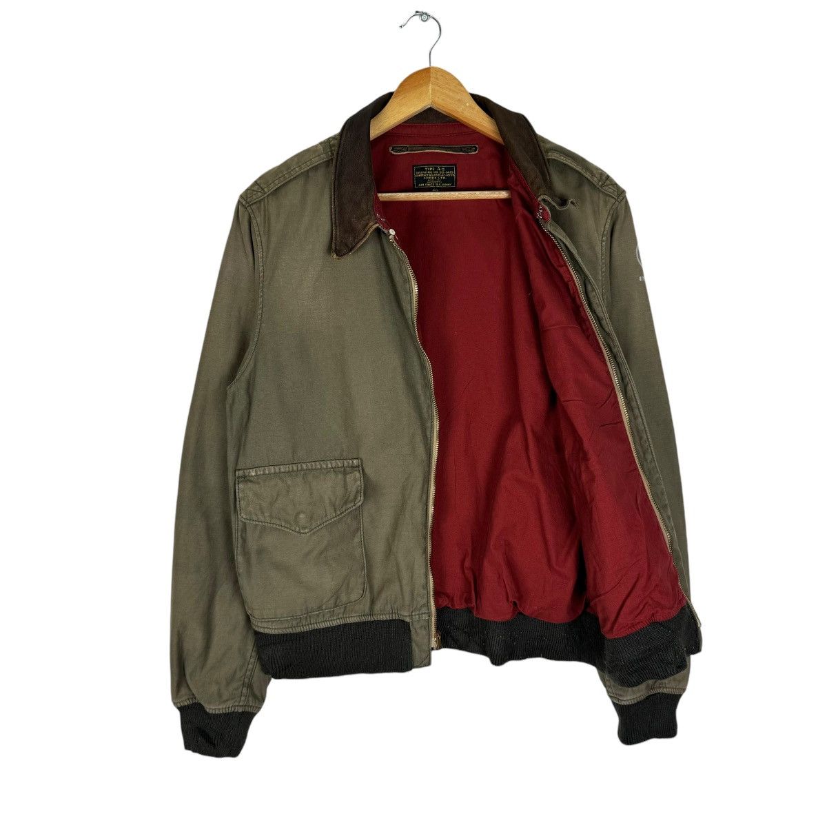 Avirex ⚡️AVIREX TYPE A2 BOMBER ZIPPER JACKET Size US M / EU 48-50 / 2 - 8 Thumbnail
