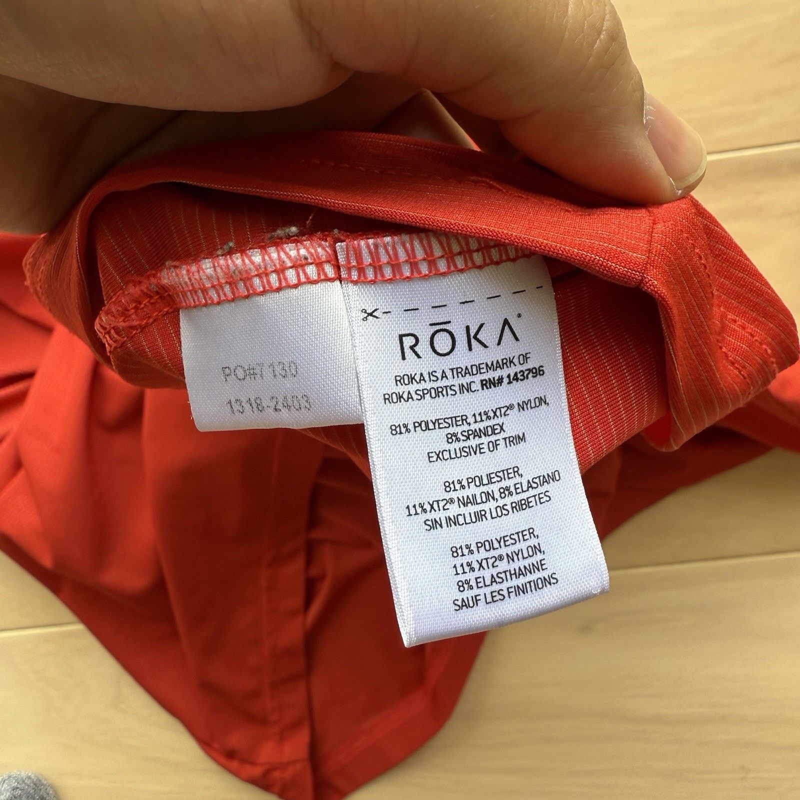 Other Roka 1/4 Zip Pullover Women's Large Red Lightweight USA Size L / US 10 / IT 46 - 8 Thumbnail