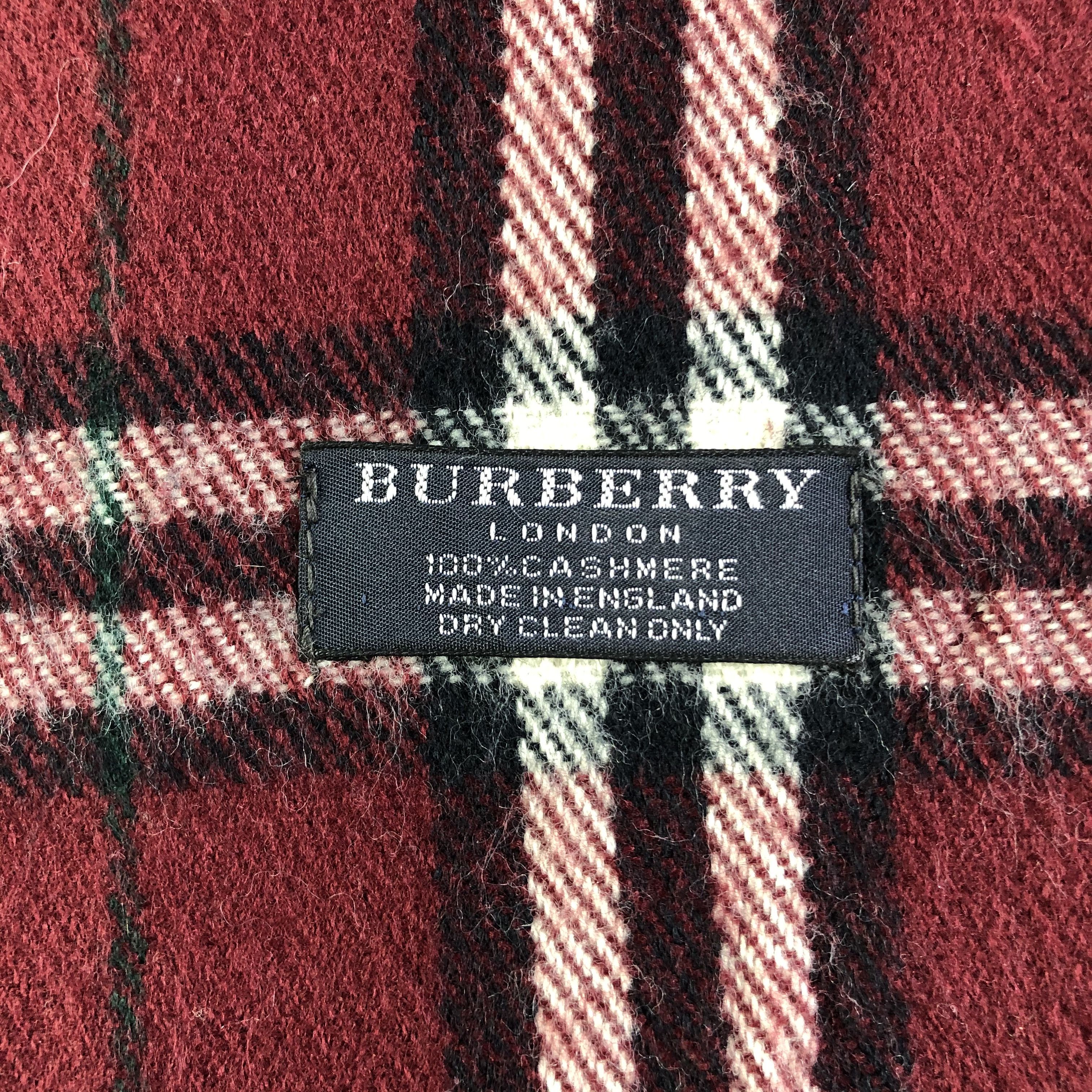 Burberry Burberry Cashmere Scarf / Muffler / Neckwear Size ONE SIZE - 4 Thumbnail