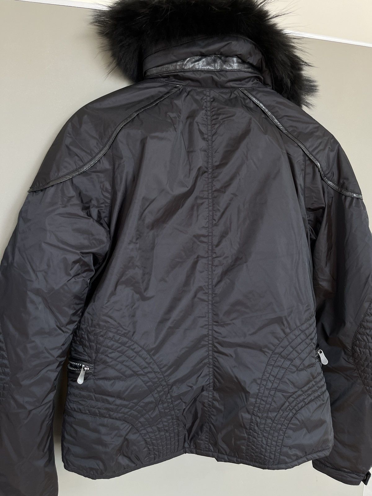 If Six Was Nine × JET SET JET SET Y2K Opium Style Bomber Jacket with Fur Size XS / US 0-2 / IT 36-38 - 12 Thumbnail