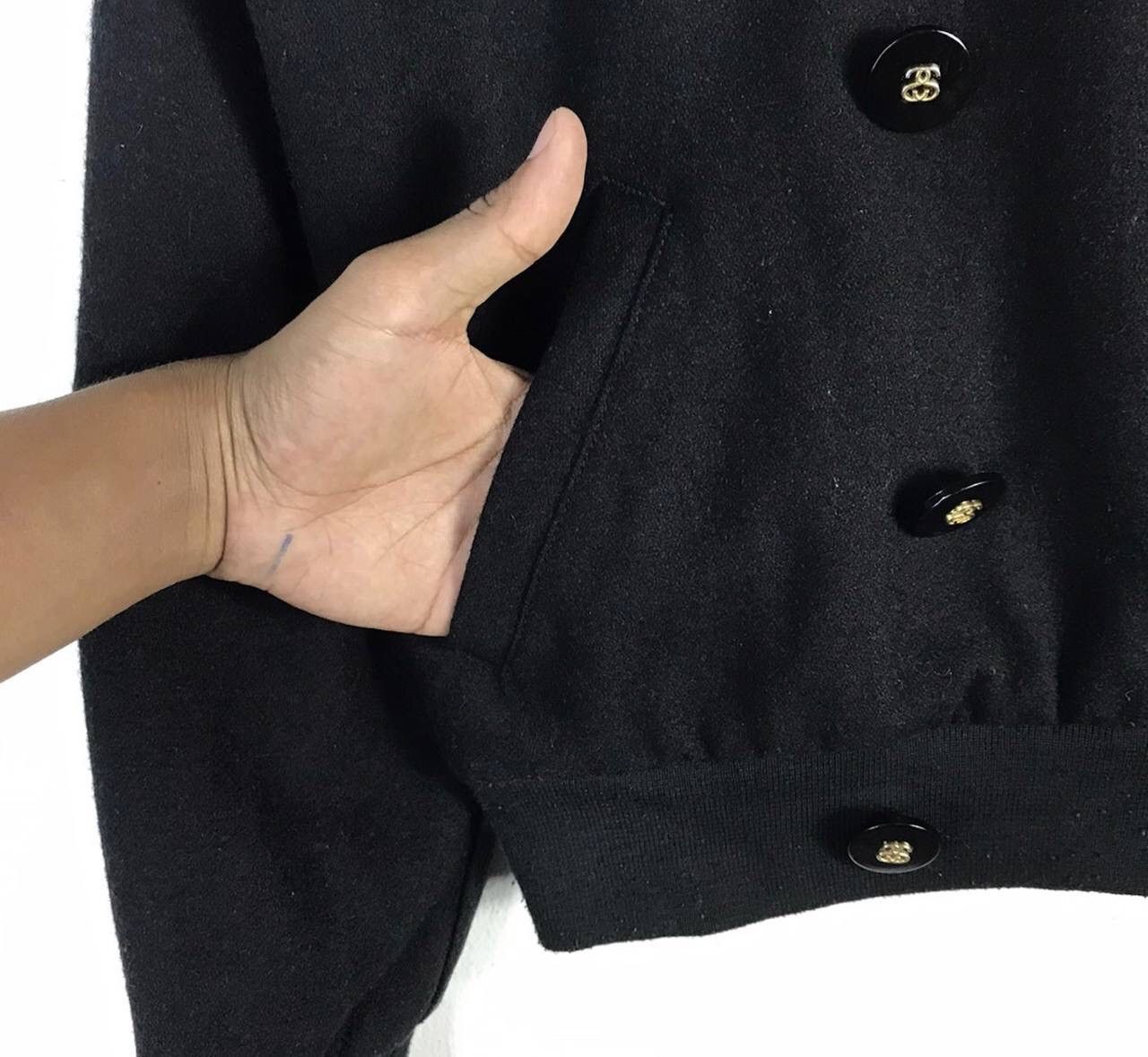 Stussy VINTAGE STUSSY WOOL DOUBLE BREASTED PEACOAT JACKET Size M / US 6-8 / IT 42-44 - 8 Thumbnail