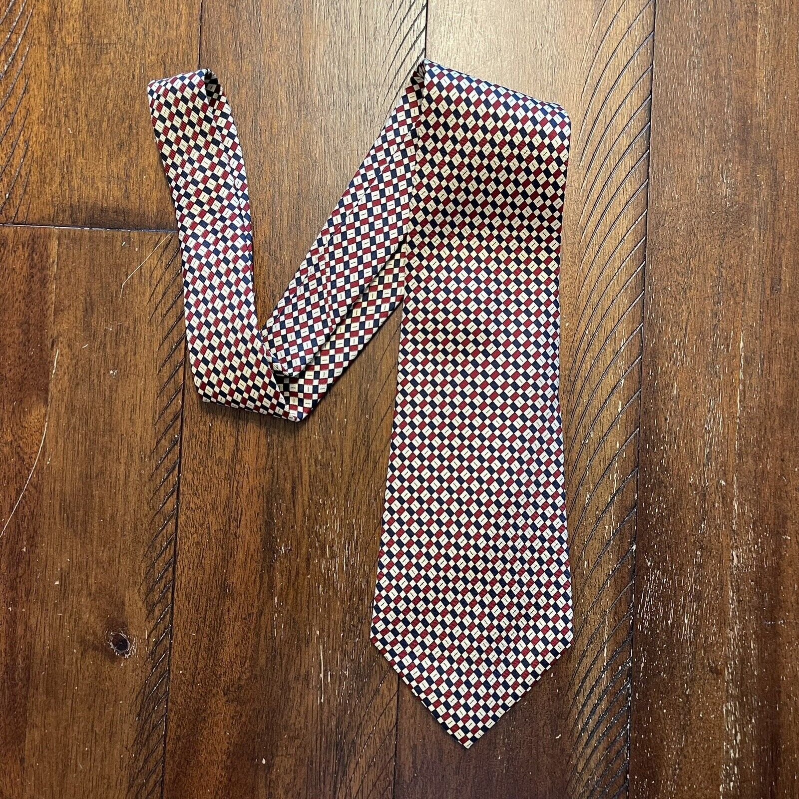 Polo Ralph Lauren Polo Ralph Lauren Vtg Multi Microcheck Silk Tie Nordstrom Size ONE SIZE - 2 Thumbnail