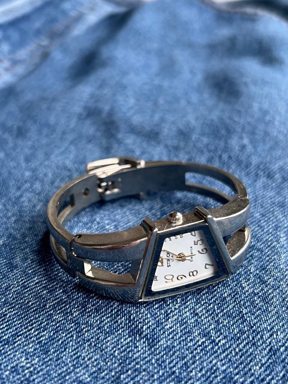 Designer × Japanese Brand × Vintage Vintage futuristic form watch Futuristic bracelet Watches Size ONE SIZE - 2 Thumbnail