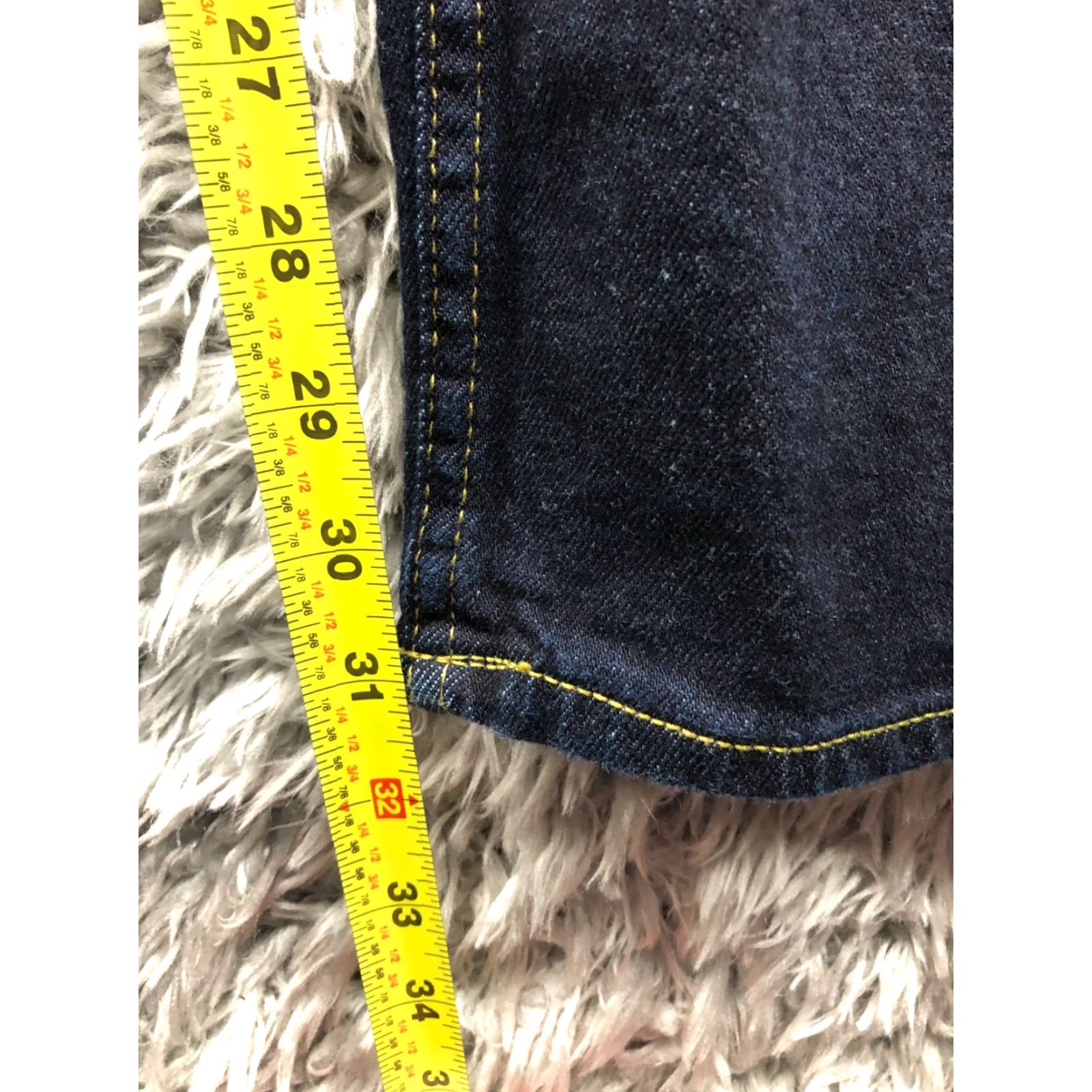 Vintage Five Four Jeans Relaxed Straight Size 36 Mens Mid Blue Wash Denim 5-Pocket Inseam 32 Size US 36 / EU 52 - 3 Thumbnail
