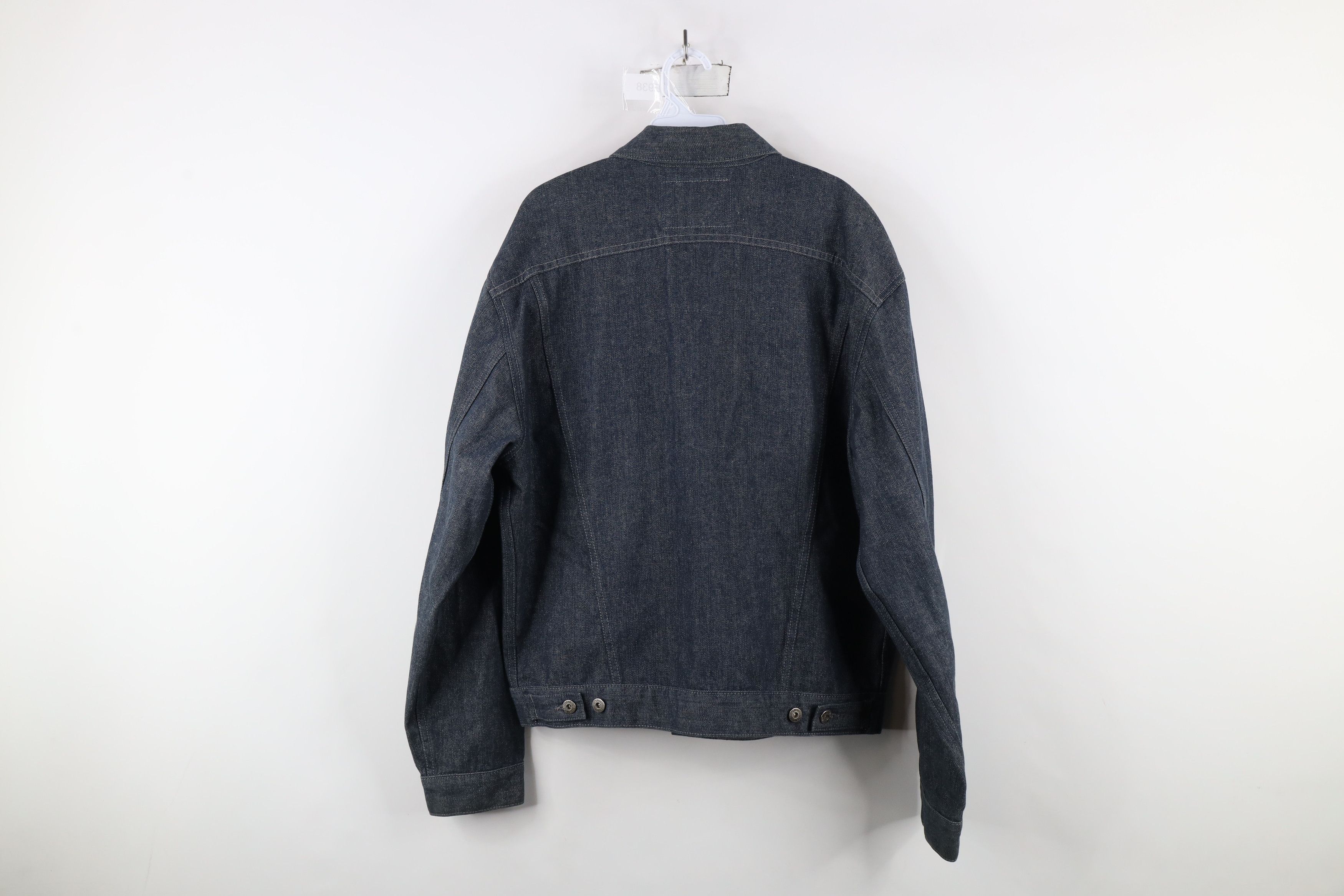 Guess × Vintage Vintage 90s Guess Chambray Denim Jean Trucker Jacket Blue Size US L / EU 52-54 / 3 - 13 Thumbnail