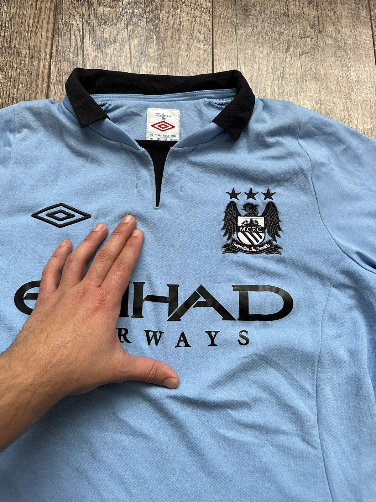 2012/13 Umbro Manchester City FC Home Soccer Jersey