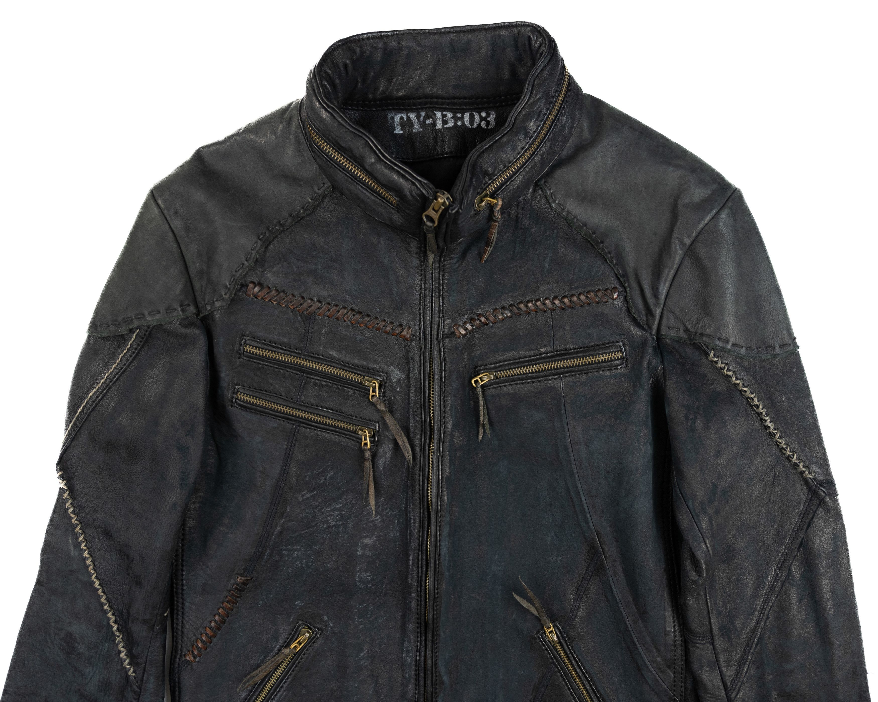 14th Addiction 14th Addiction “JK Desert” Distressed Leather Jacket Archive Size US S / EU 44-46 / 1 - 6 Thumbnail