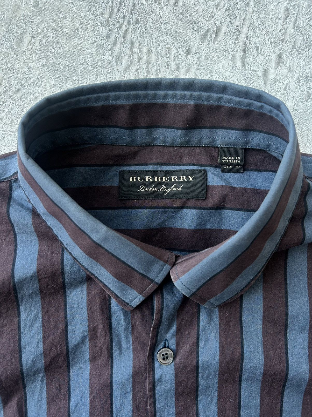 Burberry Burberry Buttop Up Long Sleeve Stripped Shirt Size US M / EU 48-50 / 2 - 7 Thumbnail