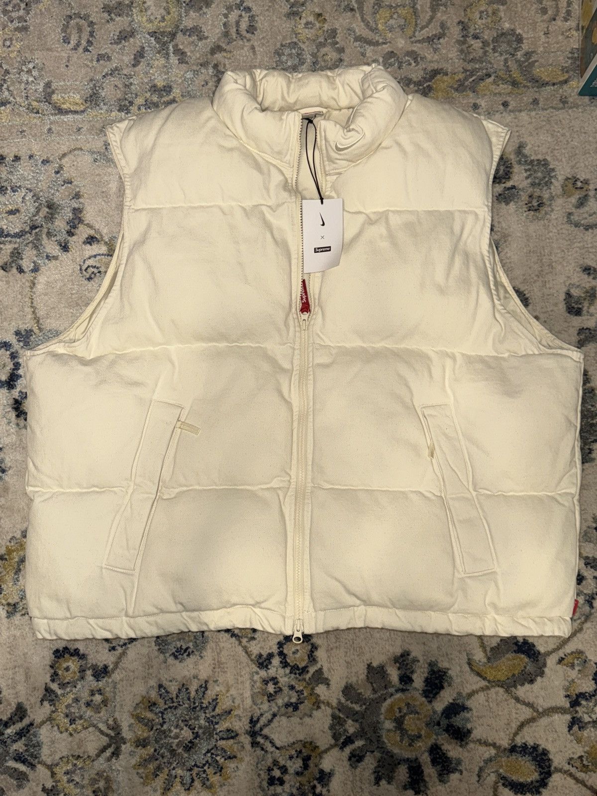 Nike × Supreme Nike x Supreme Denim Puffer Vest Size US XXL / EU 58 / 5 - 1 Thumbnail