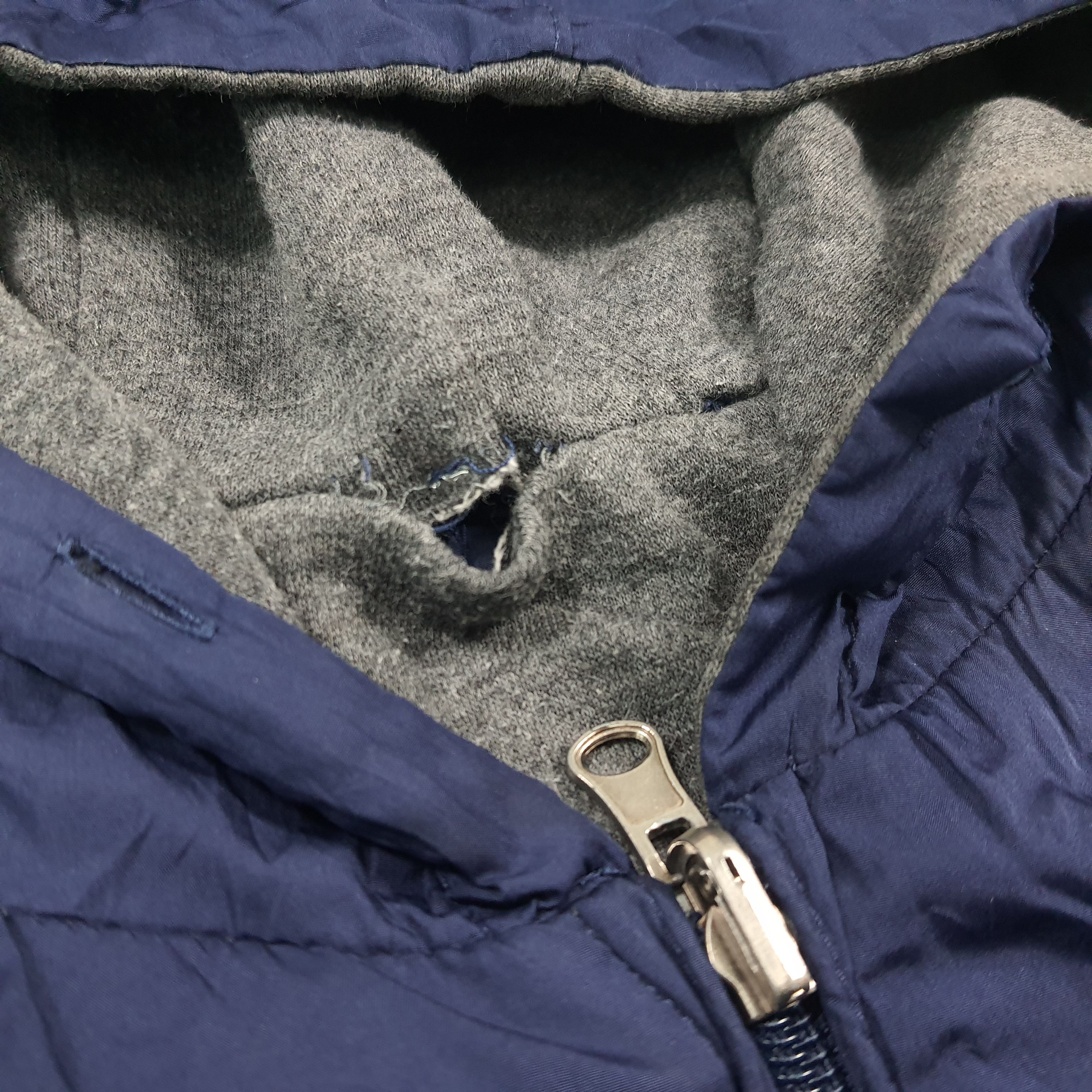 NFL Vintage New England Patriots Reversible Jacket Hoodie C288N2 Size US XL / EU 56 / 4 - 6 Thumbnail