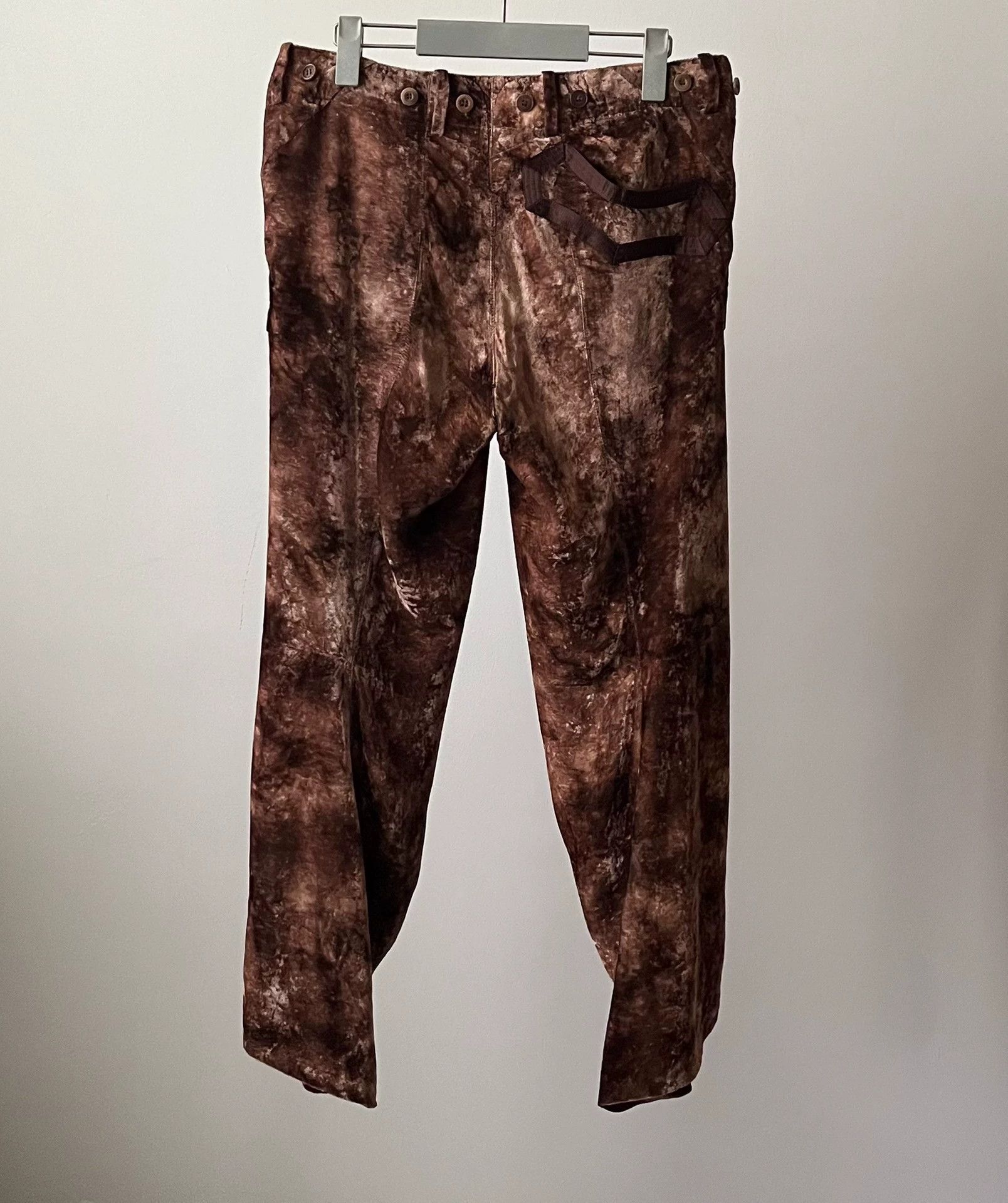 Number (N)ine Number (N)ine 09SS Velvet Pants Size US 34 / EU 50 - 2 Thumbnail