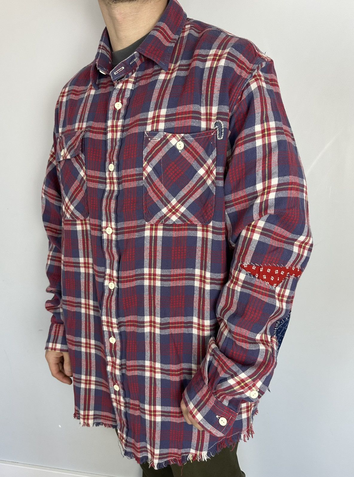Polo Ralph Lauren Ralph Lauren Polo Country RL Distressed Flannel Shirt rare Size US XXL / EU 58 / 5 - 2 Thumbnail