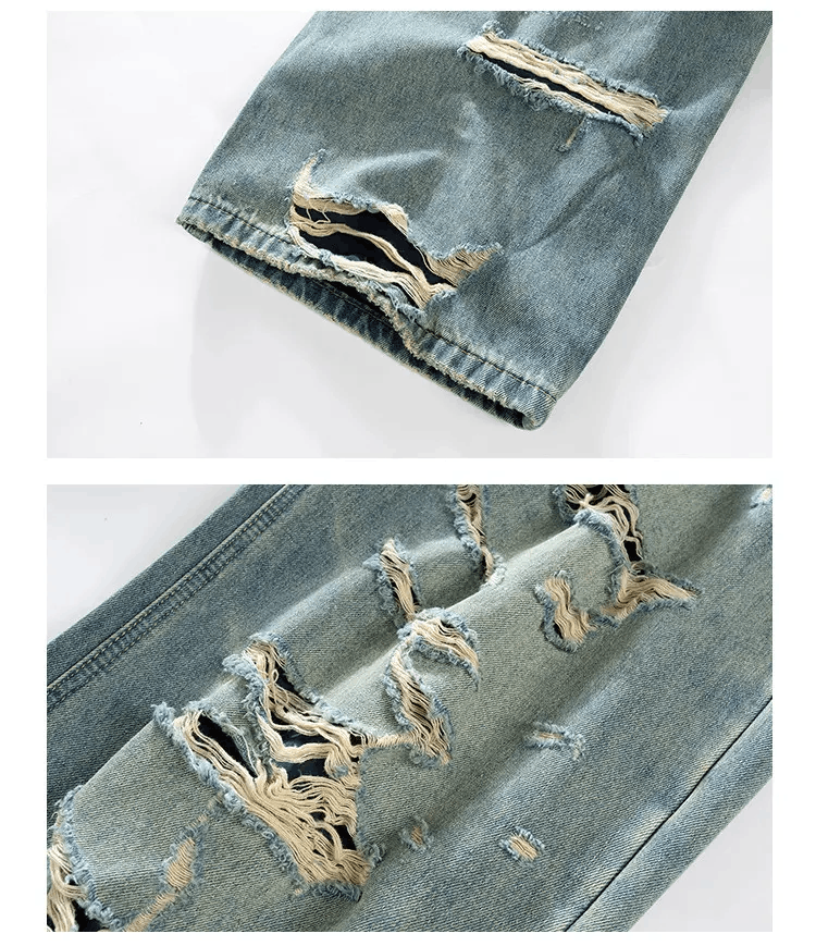 Japanese Brand × Jean × Vintage Vintage Ripped Jeans Size US 32 / EU 48 - 5 Thumbnail
