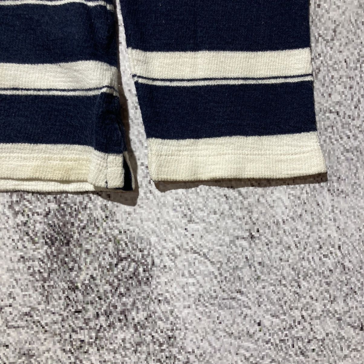 Tete Homme Vintage Tete Homme by Issey Miyake Stripe Longsleve Designer Size US L / EU 52-54 / 3 - 7 Thumbnail