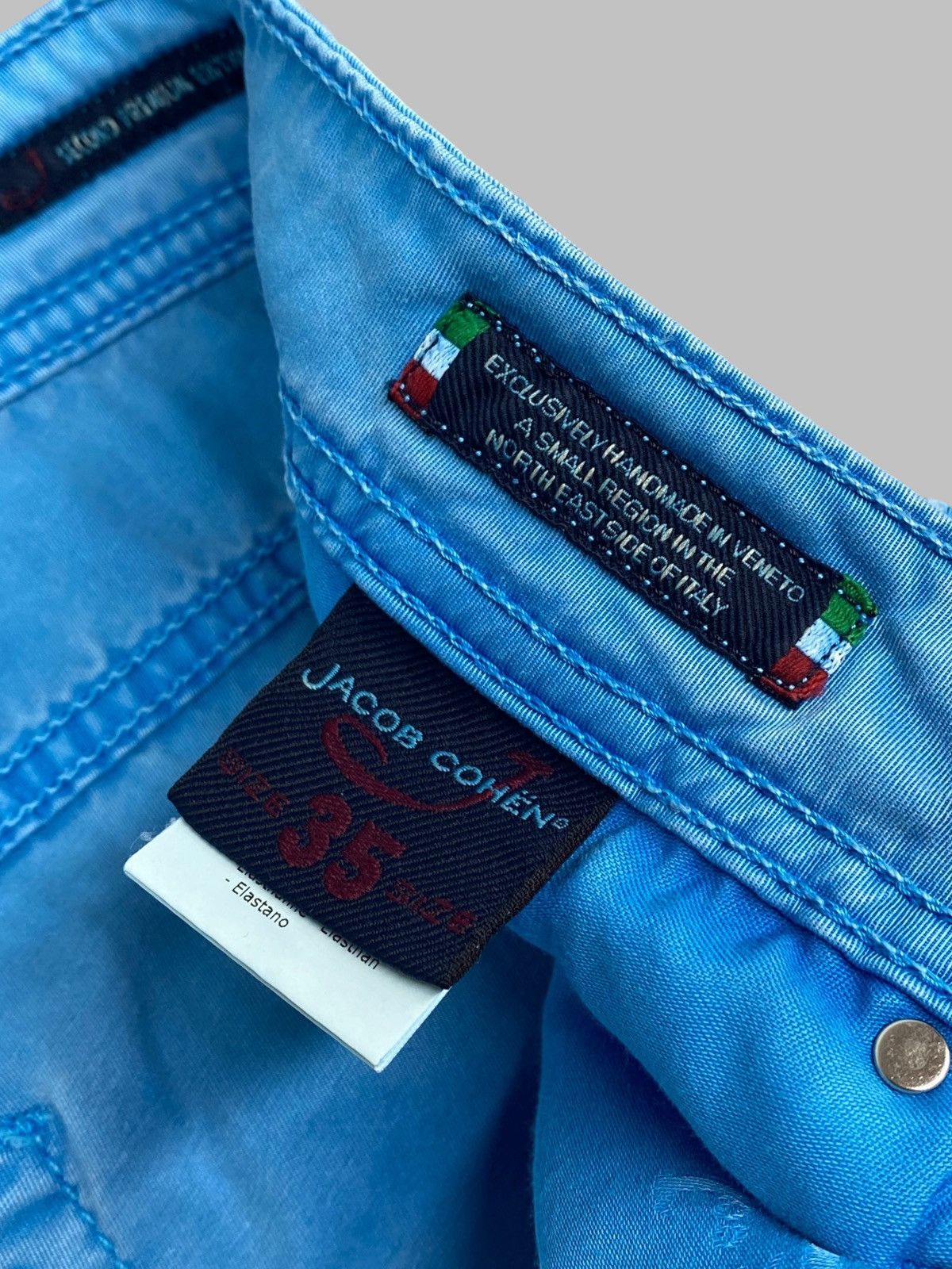 Jacob Cohen Jacob Cohen 622 Style Sky Blue Jeans Size US 35 - 19 Thumbnail