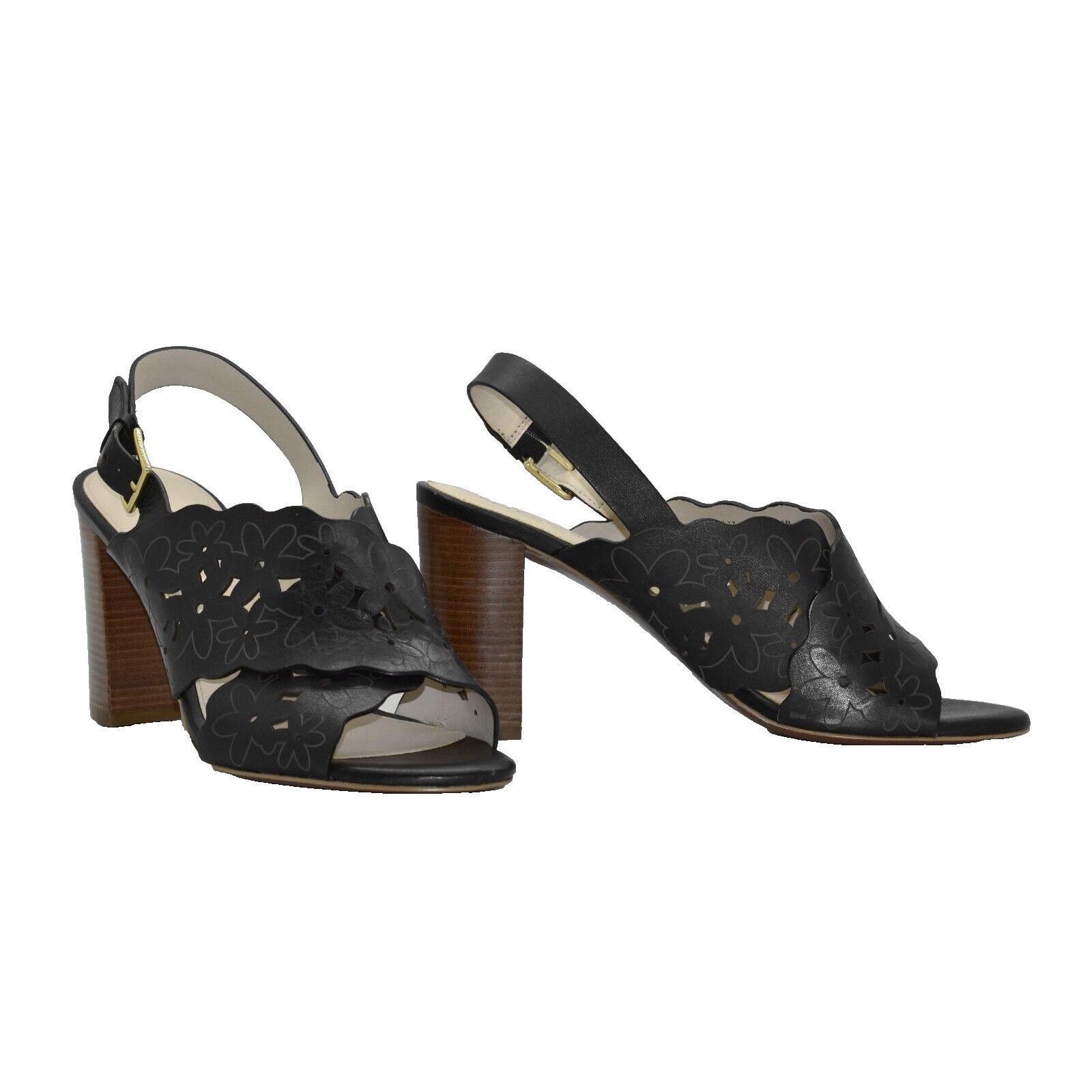 Cole Haan COLE HAAN W10289 Indra Floral Laser Cut Leather Shoes 9.5 B Size US 9.5 / IT 39.5 - 1 Thumbnail