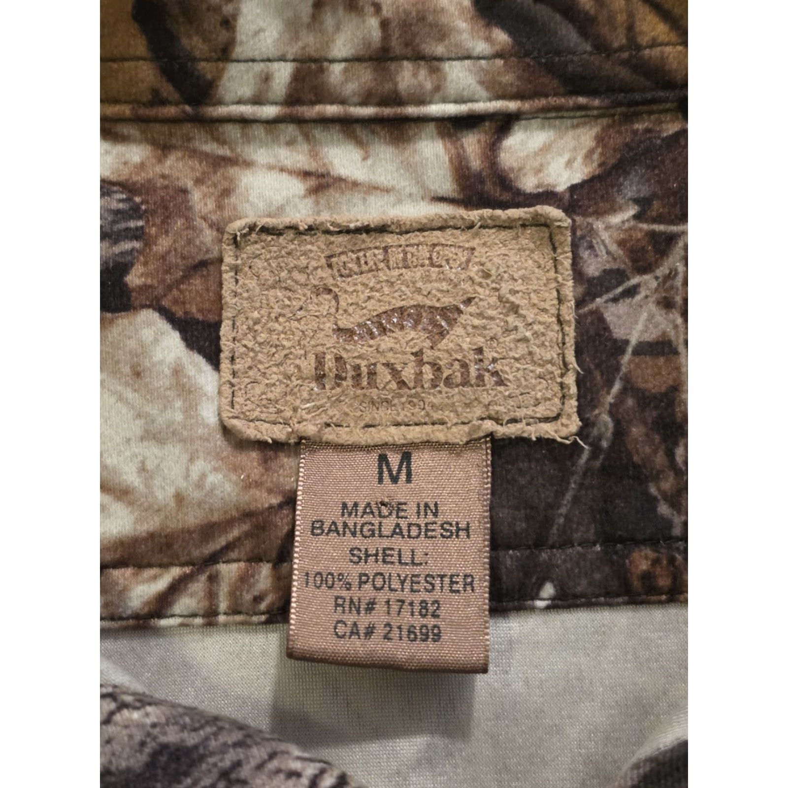 Vintage Duxbak Mossy Oak Break Up Camo Long Sleeve Button Up Shirt SOFT Mens Size Medium Size US M / EU 48-50 / 2 - 7 Thumbnail