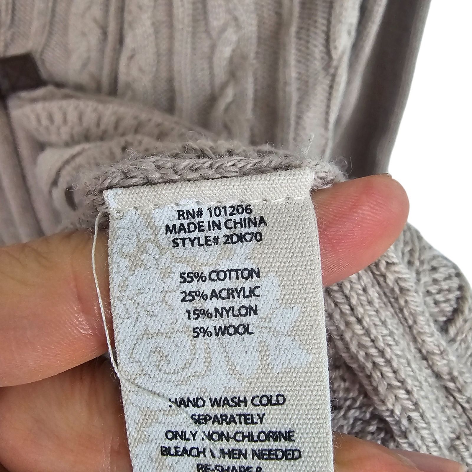 Soft Surroundings Soft Surroundings Wool Cardigan Sweater Cable Knit Rustic S Size S / US 4 / IT 40 - 7 Thumbnail