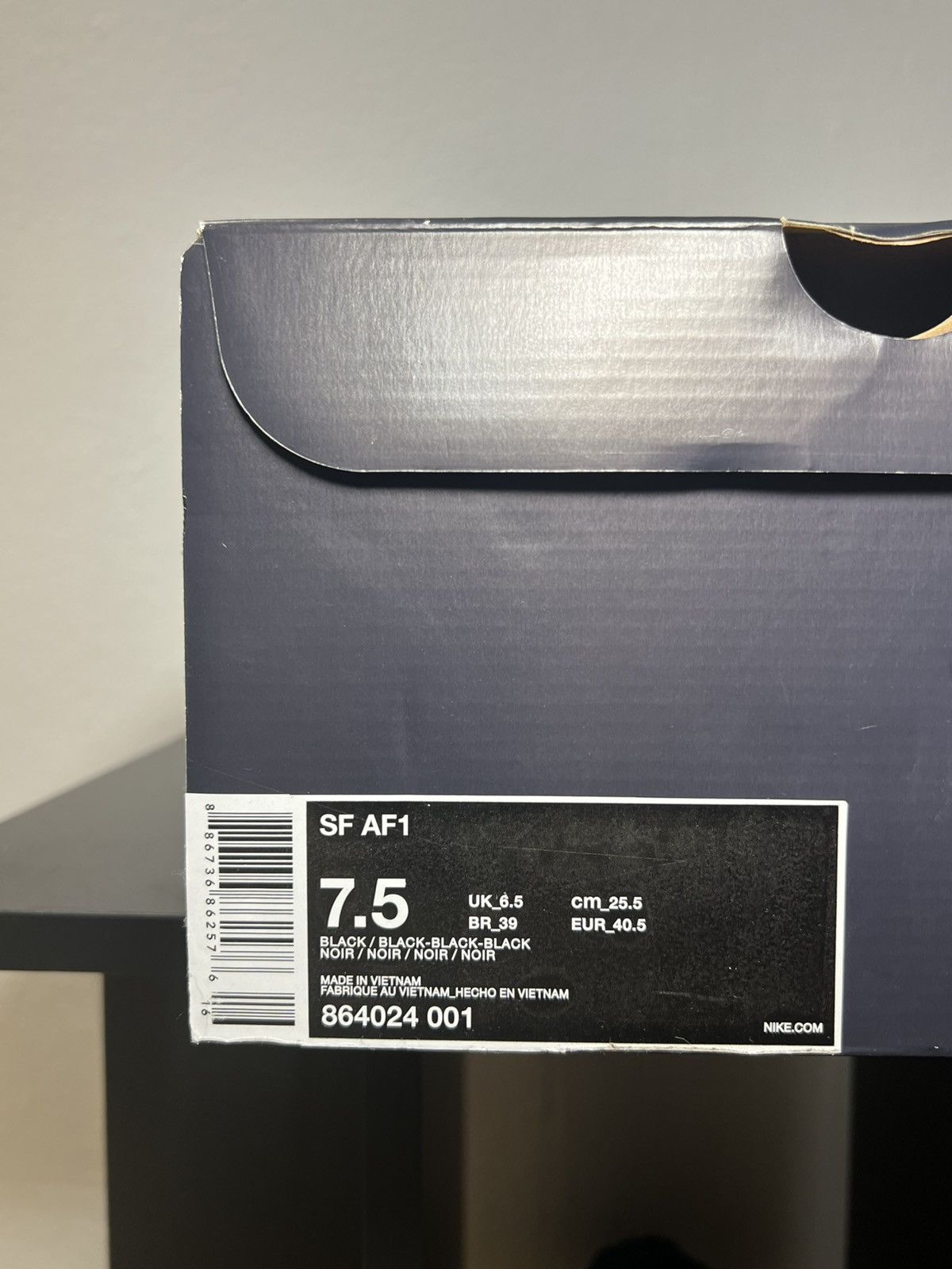 Nike Nike SF AF1 High Black Gum- with bag - Size 40.5 - NEW Size US 7.5 / EU 40-41 - 9 Thumbnail